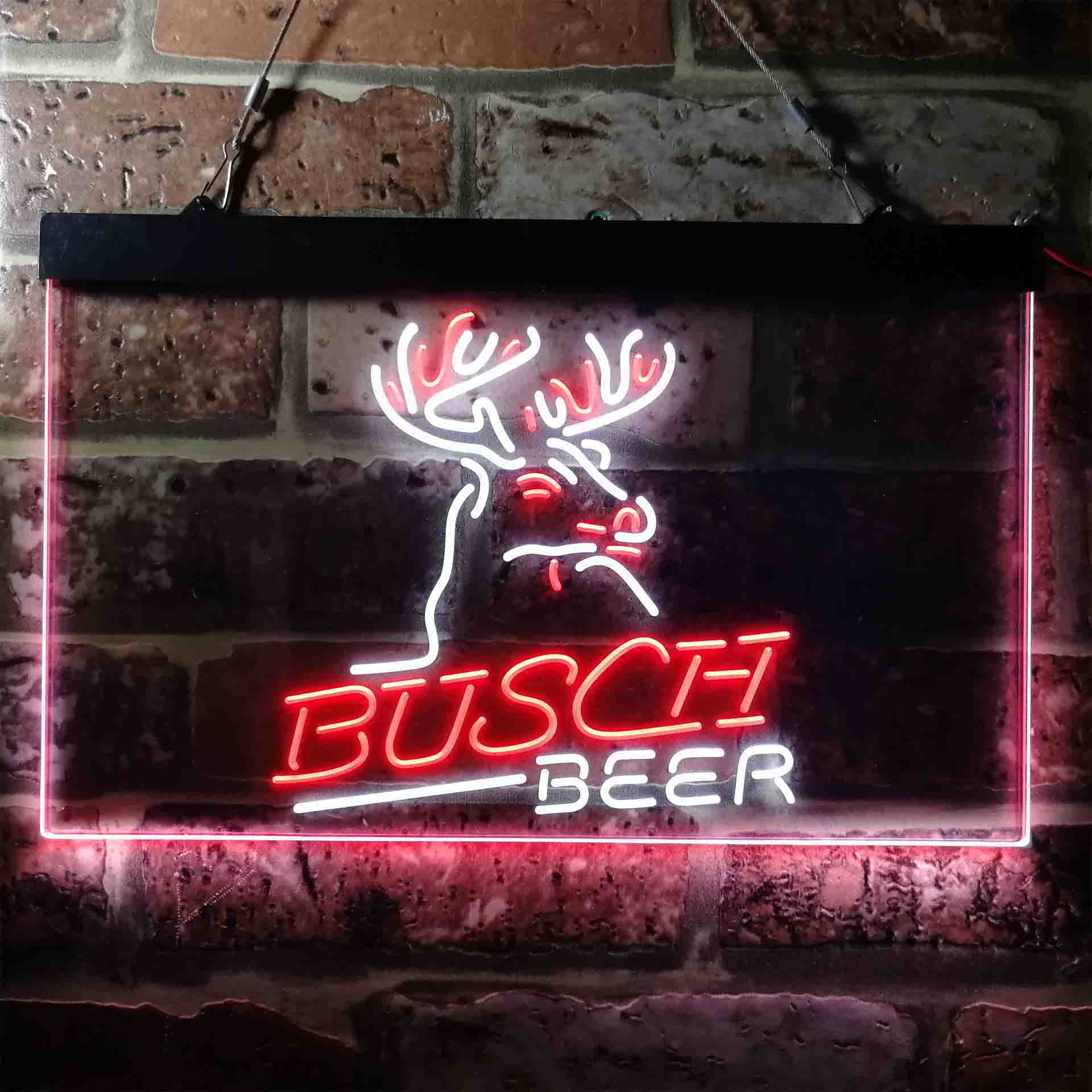 Busch Beer Den Deer Hunt Neon-Like LED Sign - ProLedSign