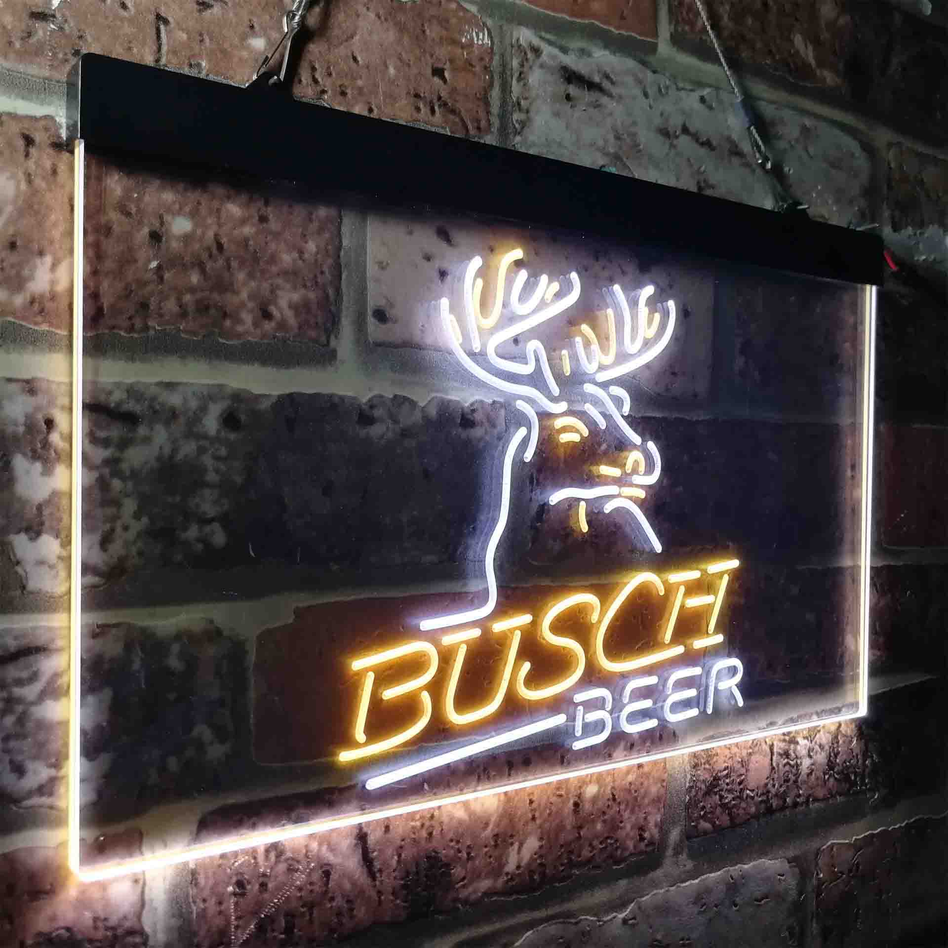 Busch Beer Den Deer Hunt Neon-Like LED Sign - ProLedSign