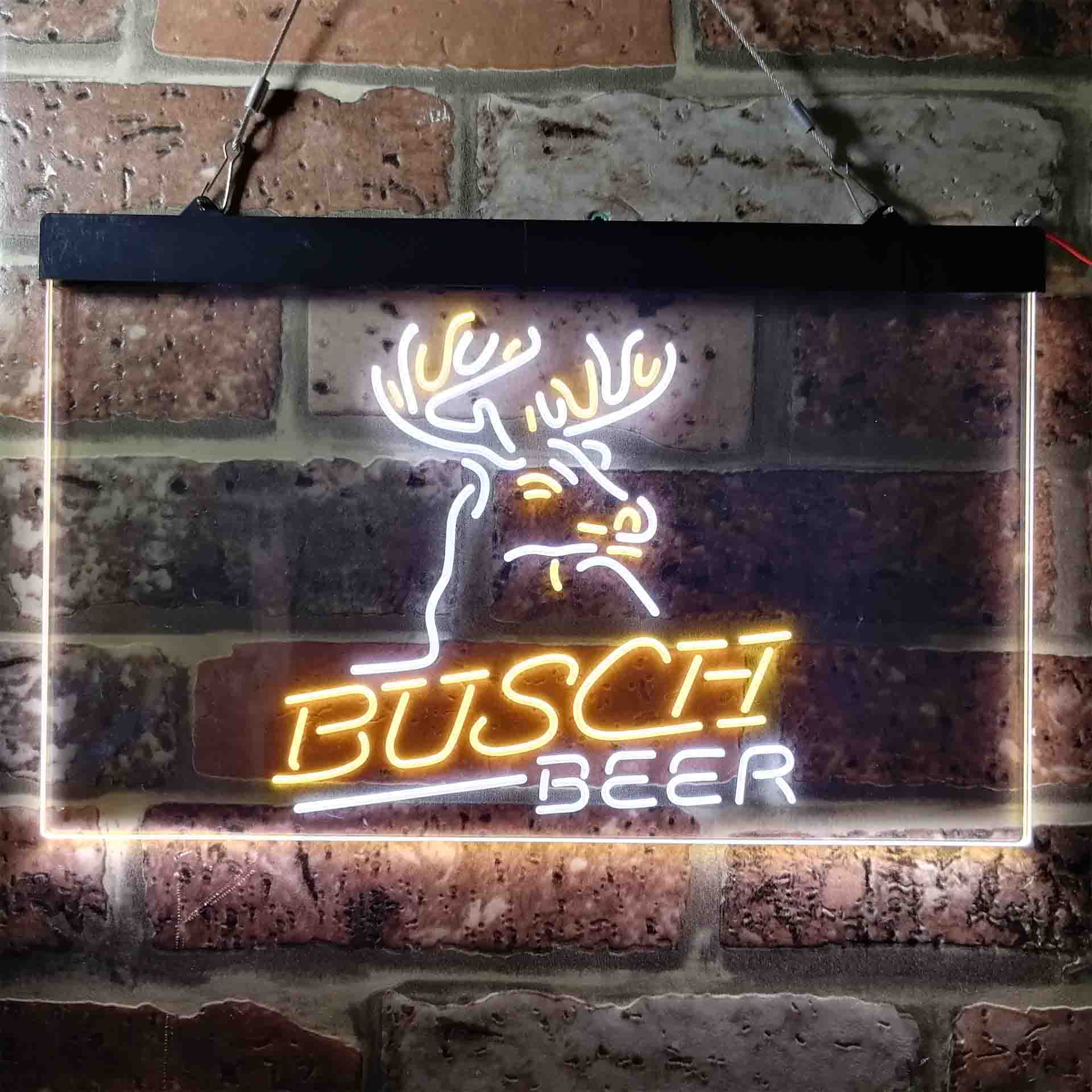 Busch Beer Den Deer Hunt Neon-Like LED Sign - ProLedSign