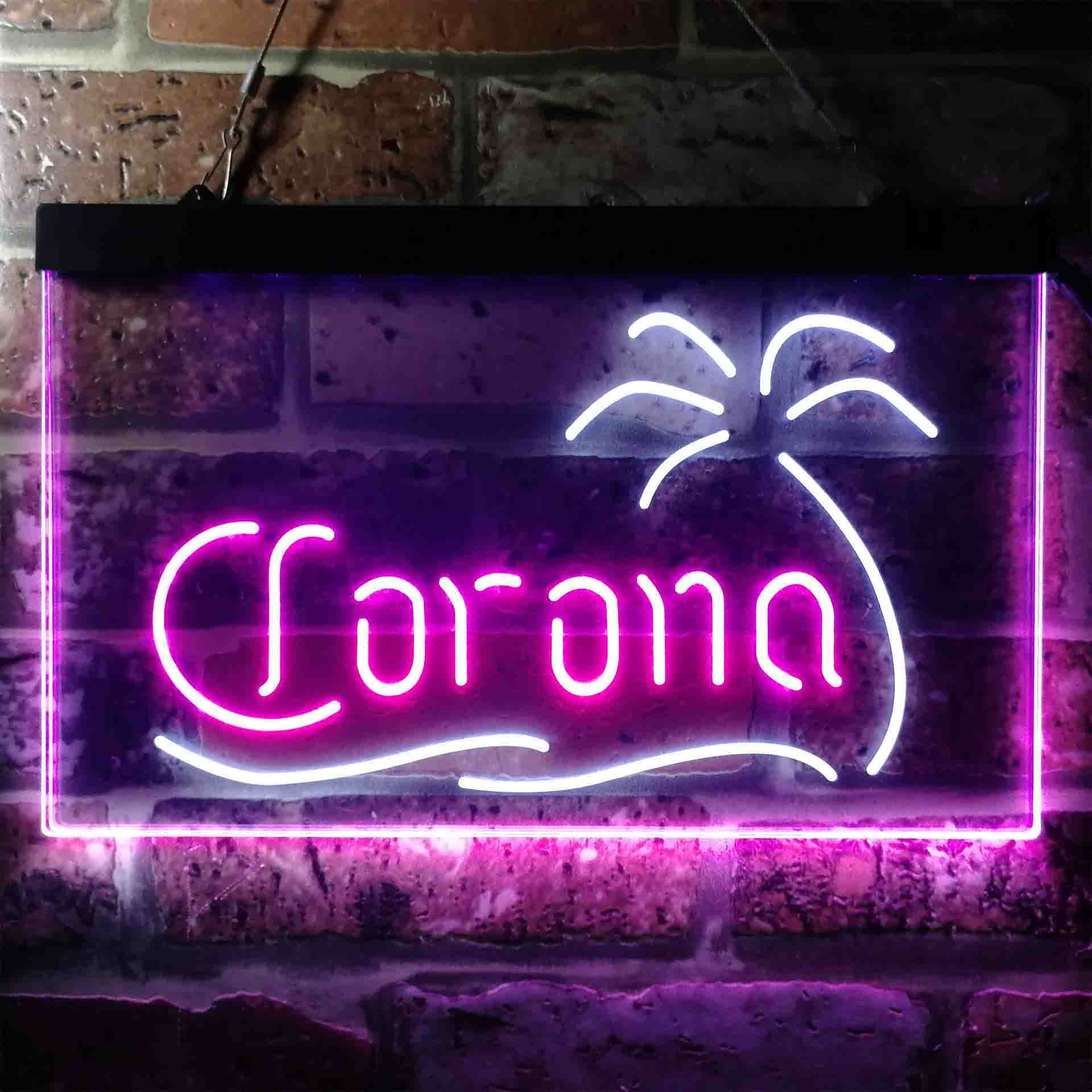 Corona Palm Tree Island Neon-Like LED Sign - ProLedSign