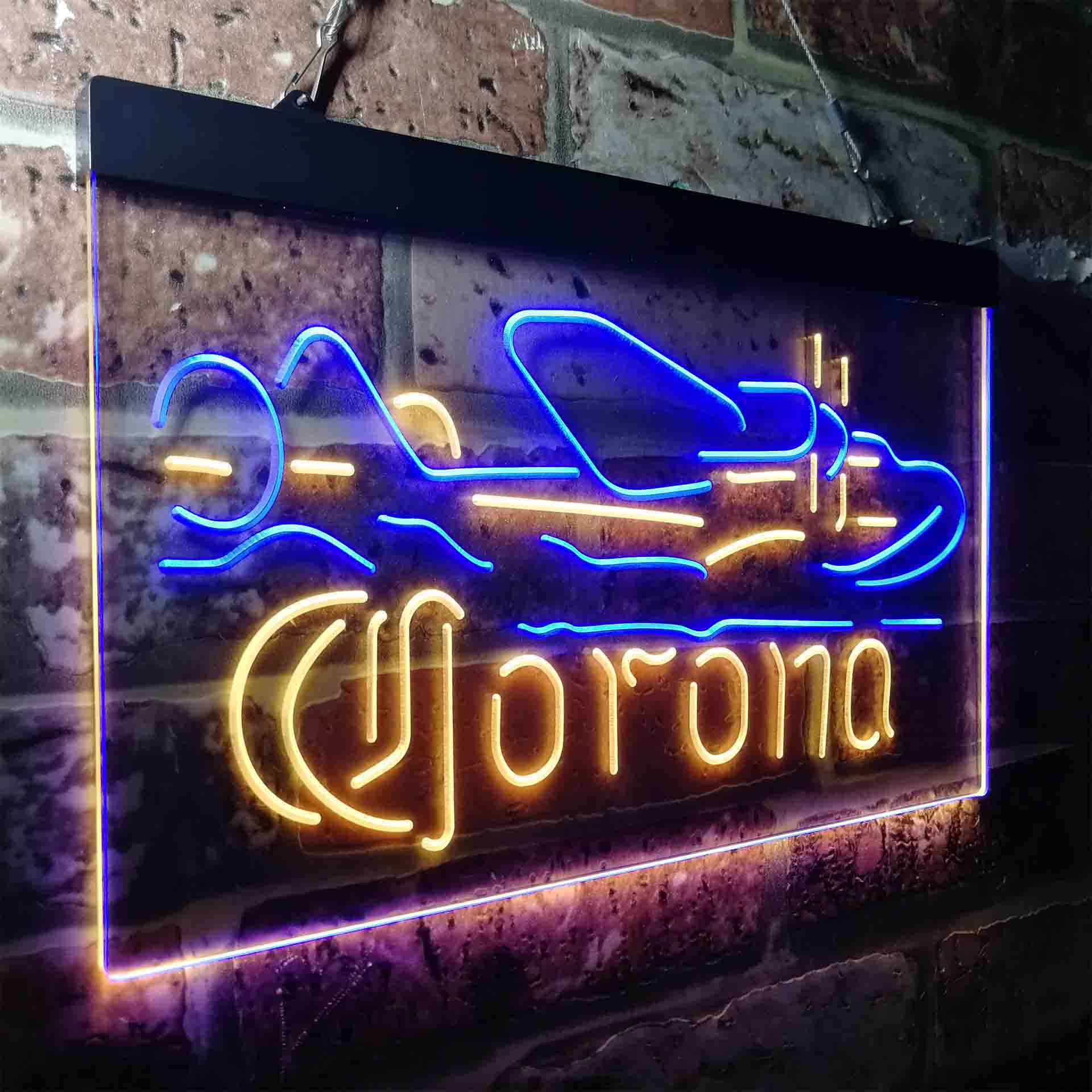 Corona Classic Plane Neon-Like LED Sign - ProLedSign