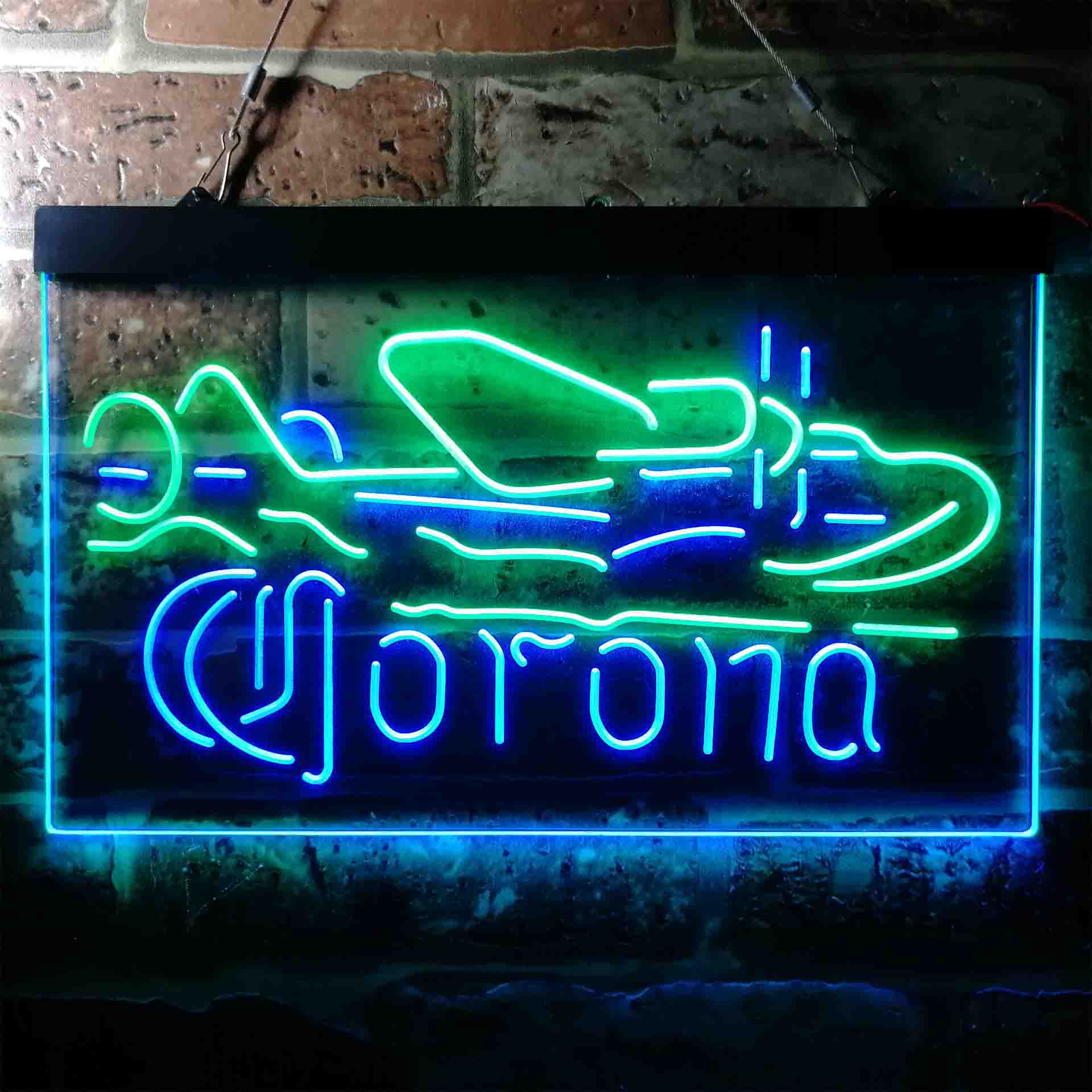 Corona Classic Plane Neon-Like LED Sign - ProLedSign