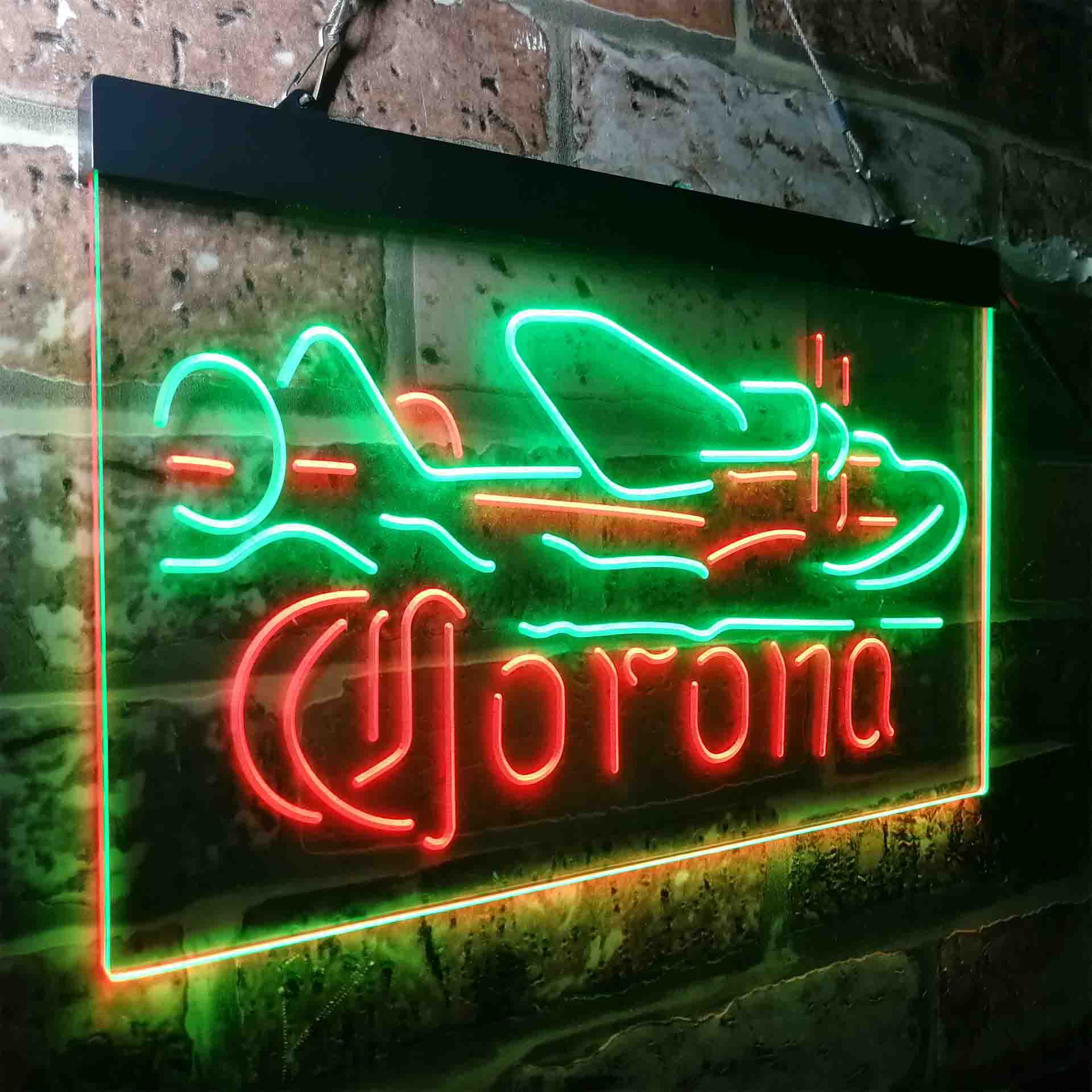 Corona Classic Plane Neon-Like LED Sign - ProLedSign