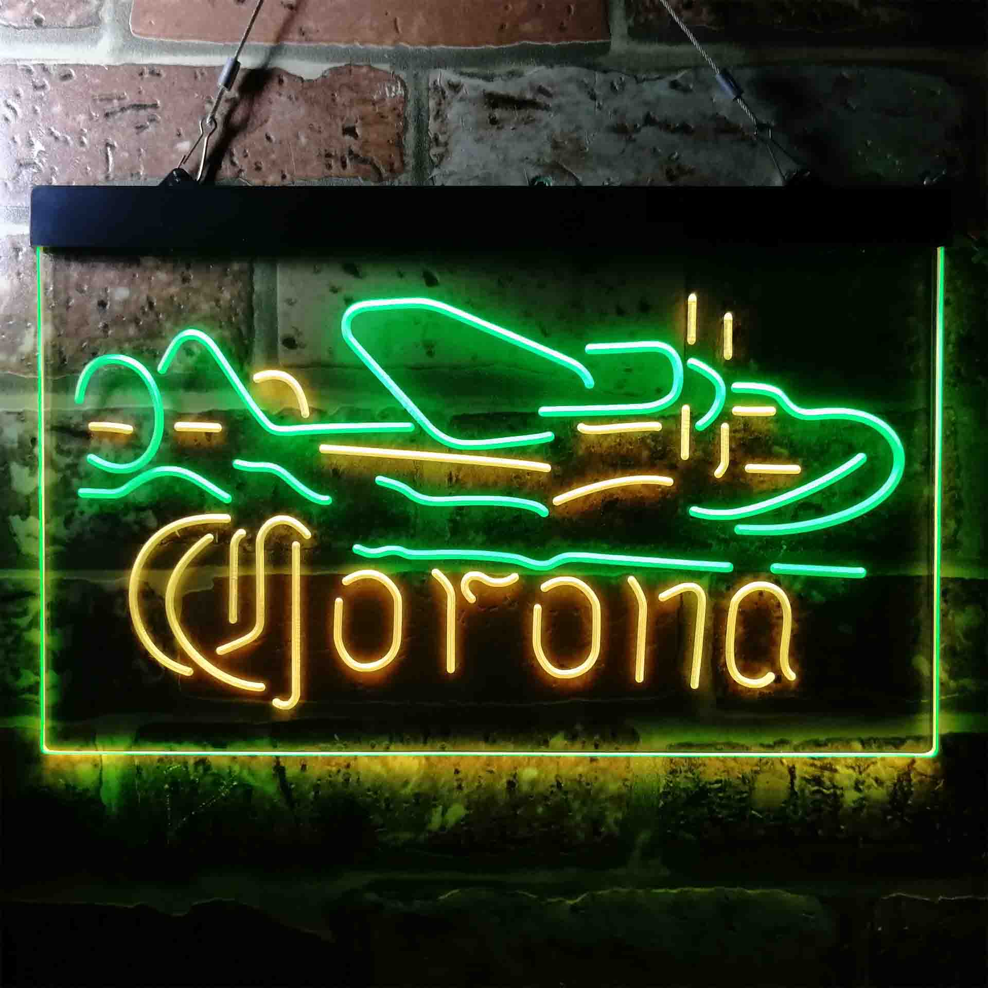 Corona Classic Plane Neon-Like LED Sign - ProLedSign