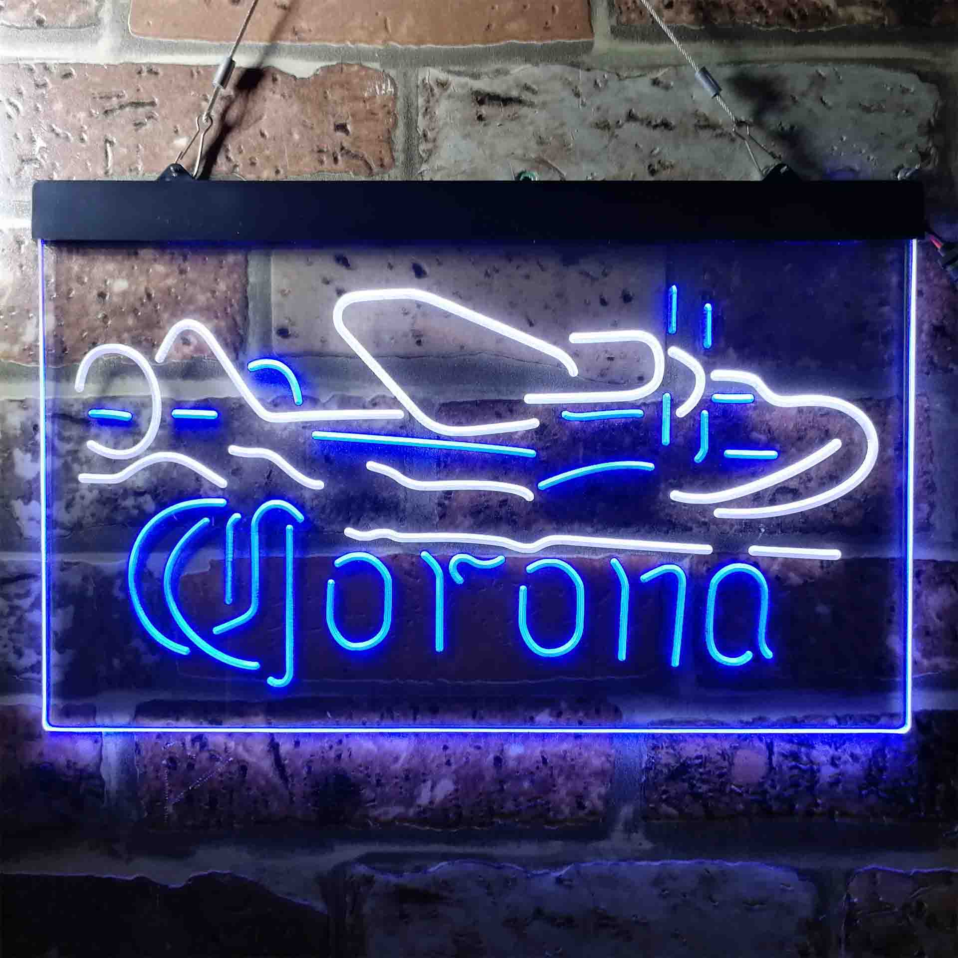 Corona Classic Plane Neon-Like LED Sign - ProLedSign