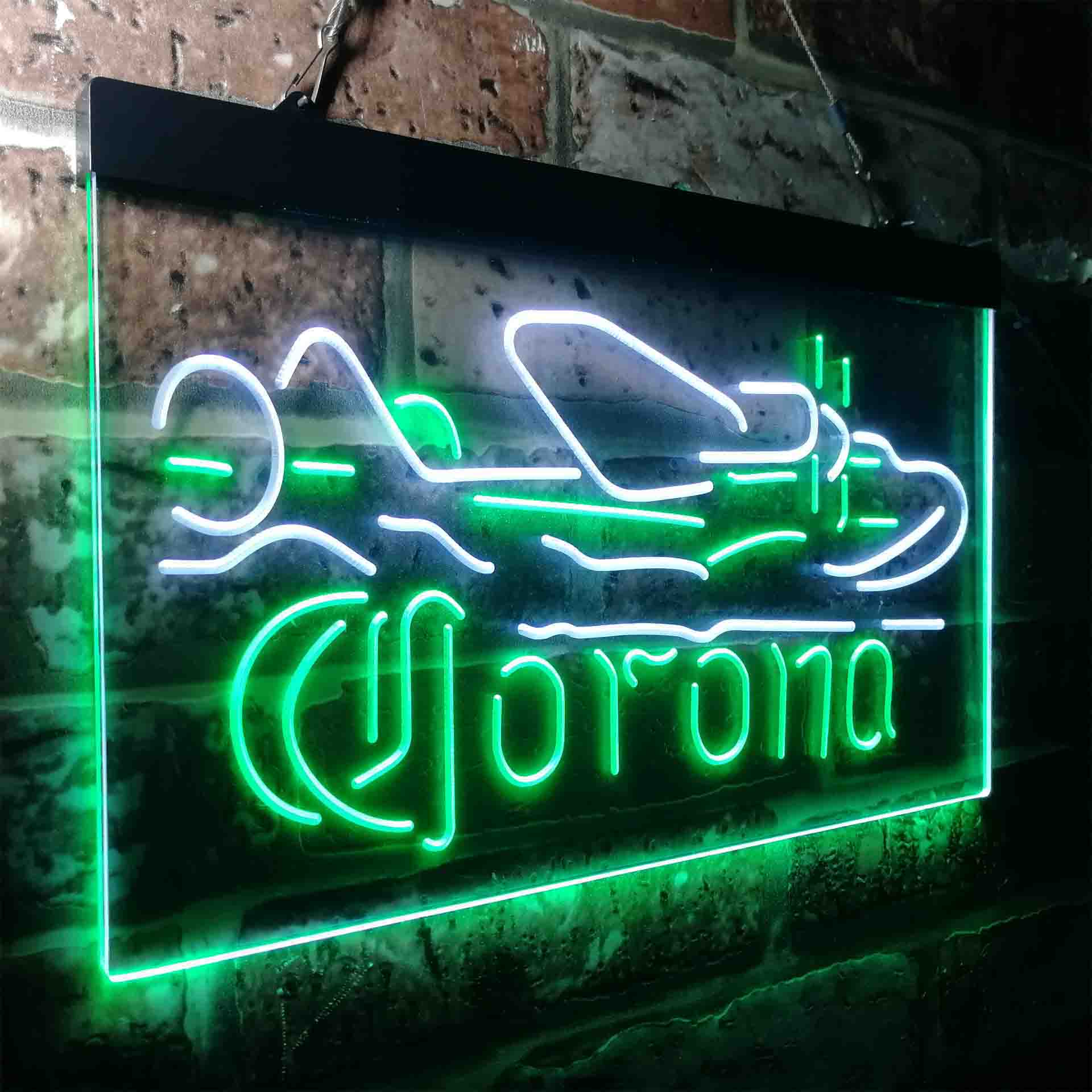 Corona Classic Plane Neon-Like LED Sign - ProLedSign