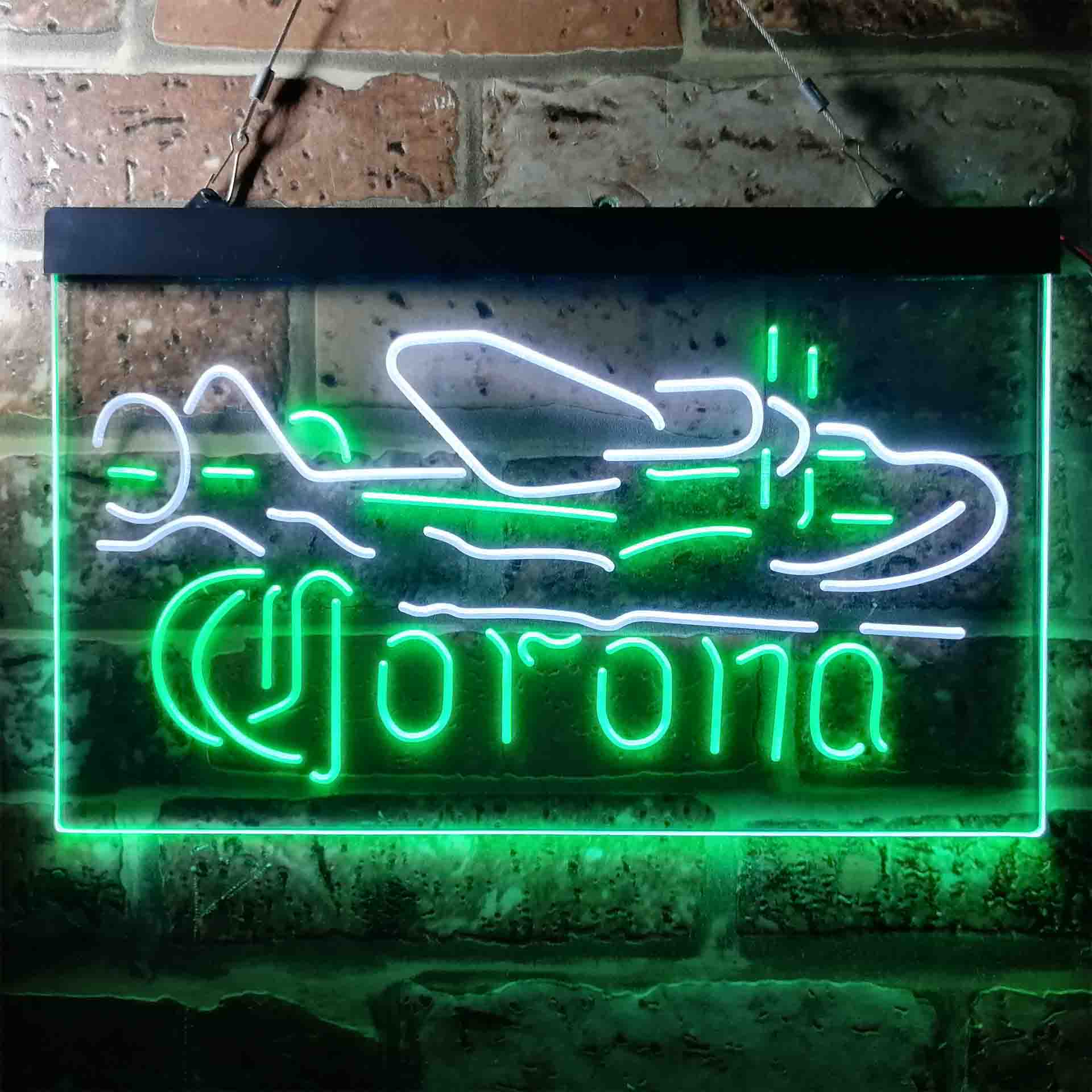 Corona Classic Plane Neon-Like LED Sign - ProLedSign