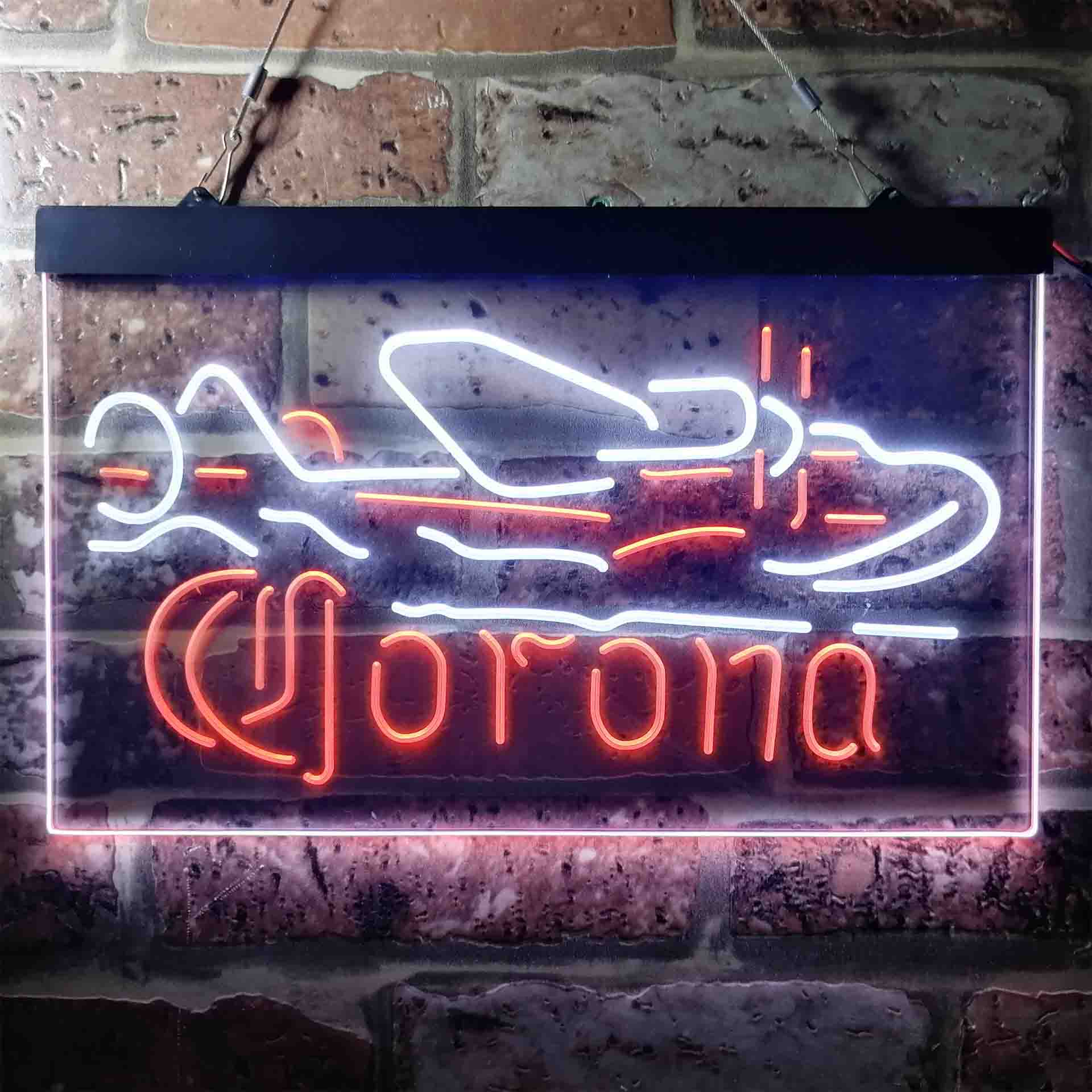 Corona Classic Plane Neon-Like LED Sign - ProLedSign