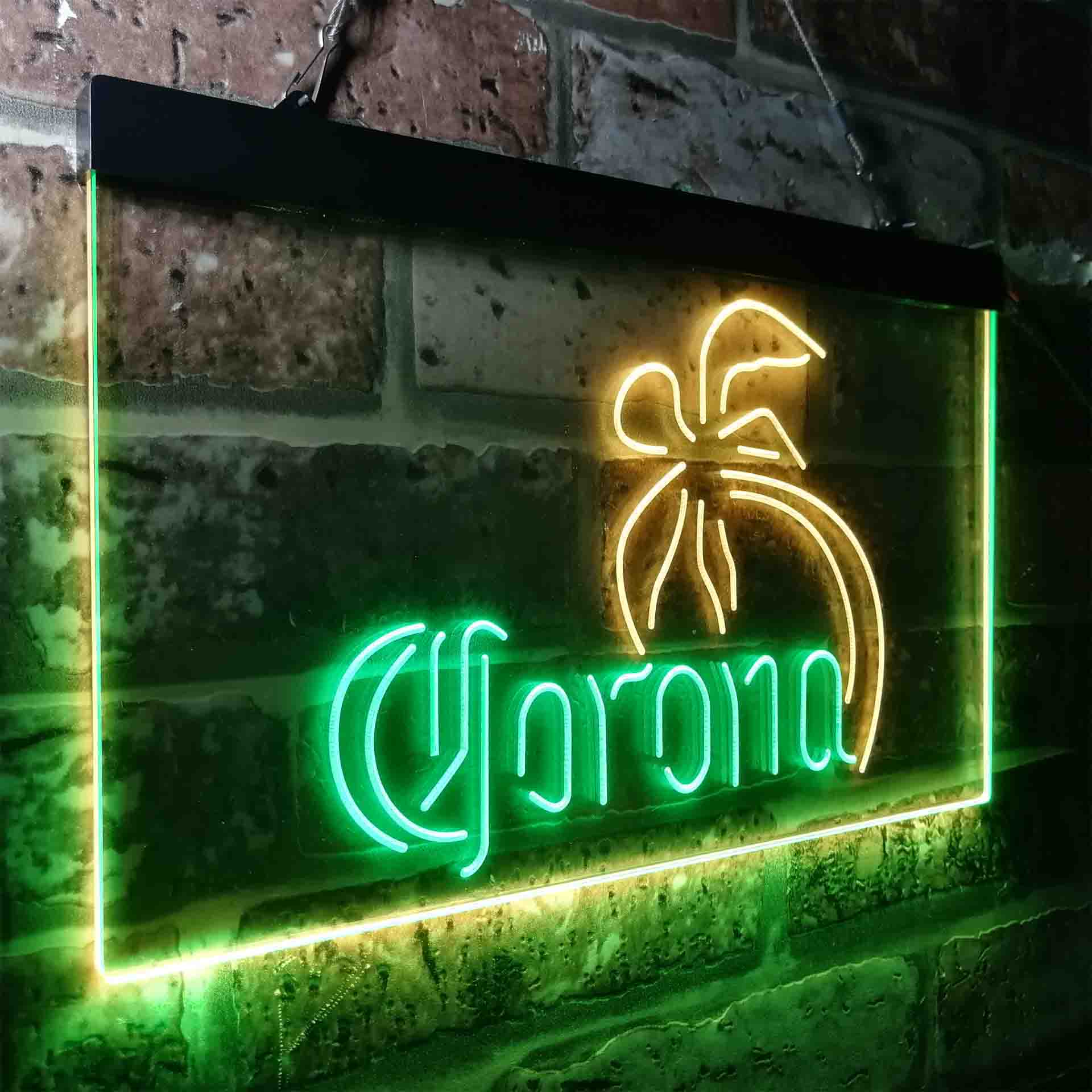 Corona Palm Tree Island Simple Neon-Like LED Sign - ProLedSign
