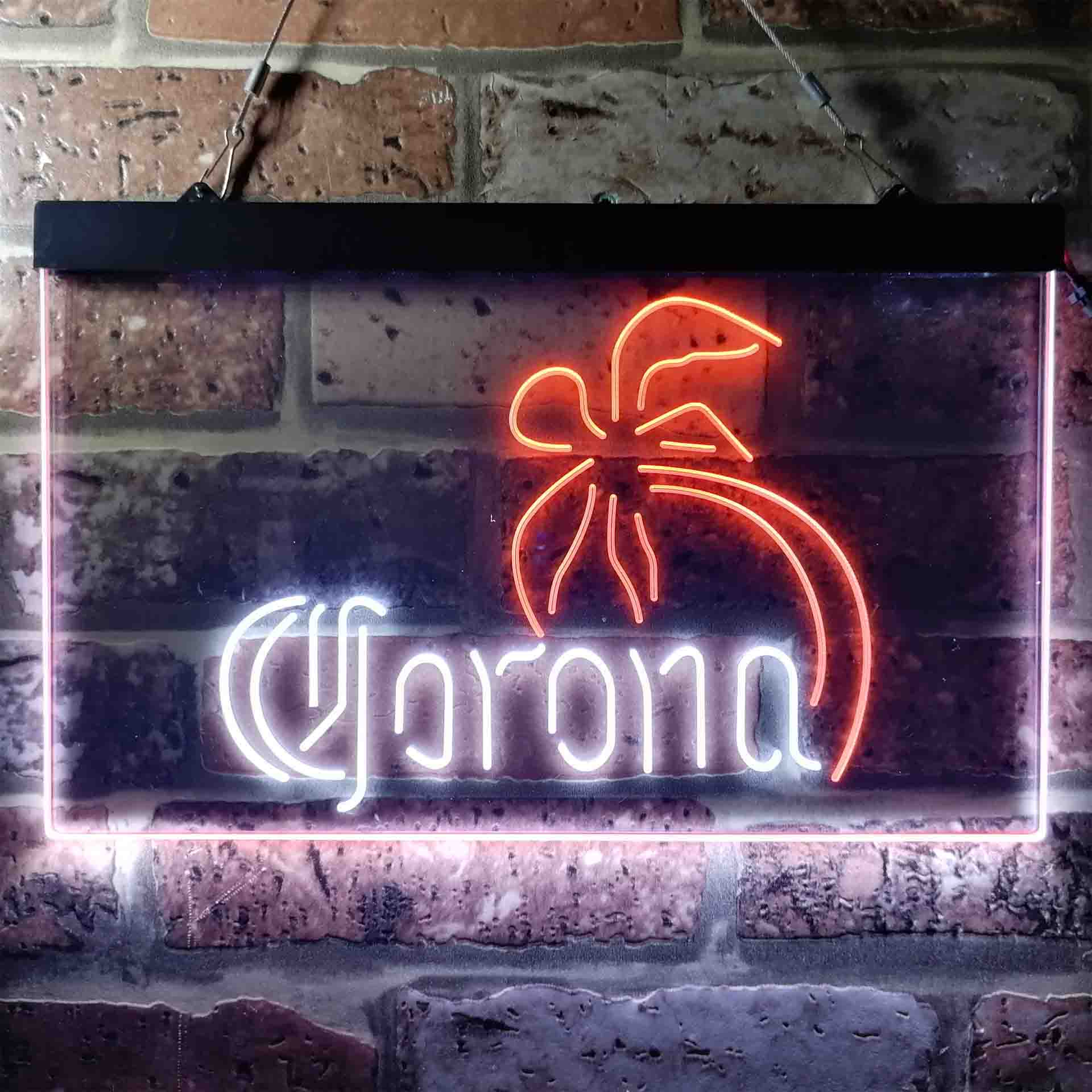 Corona Palm Tree Island Simple Neon-Like LED Sign - ProLedSign