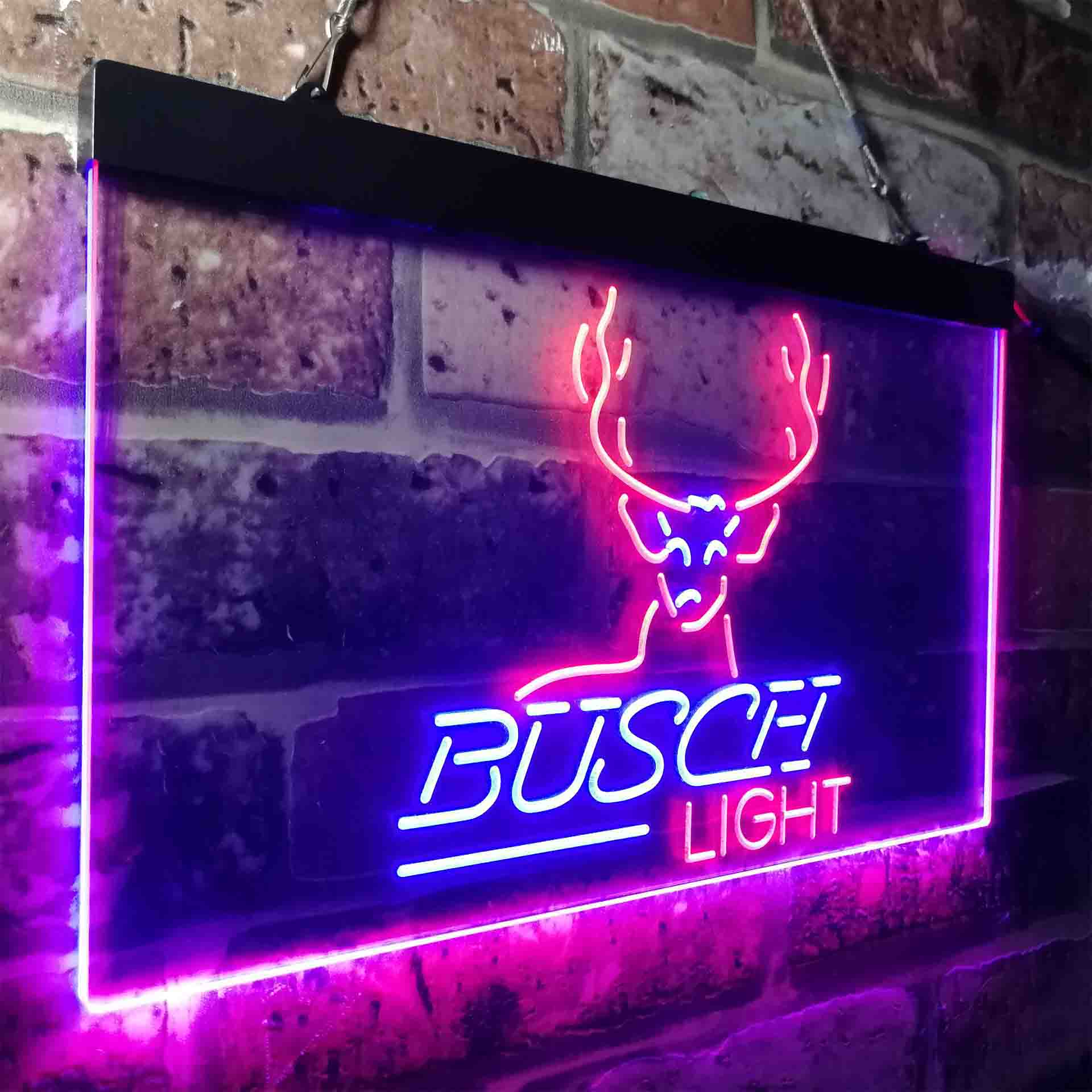 Busch Deer Hunting Beer Light Neon-Like LED Sign - ProLedSign