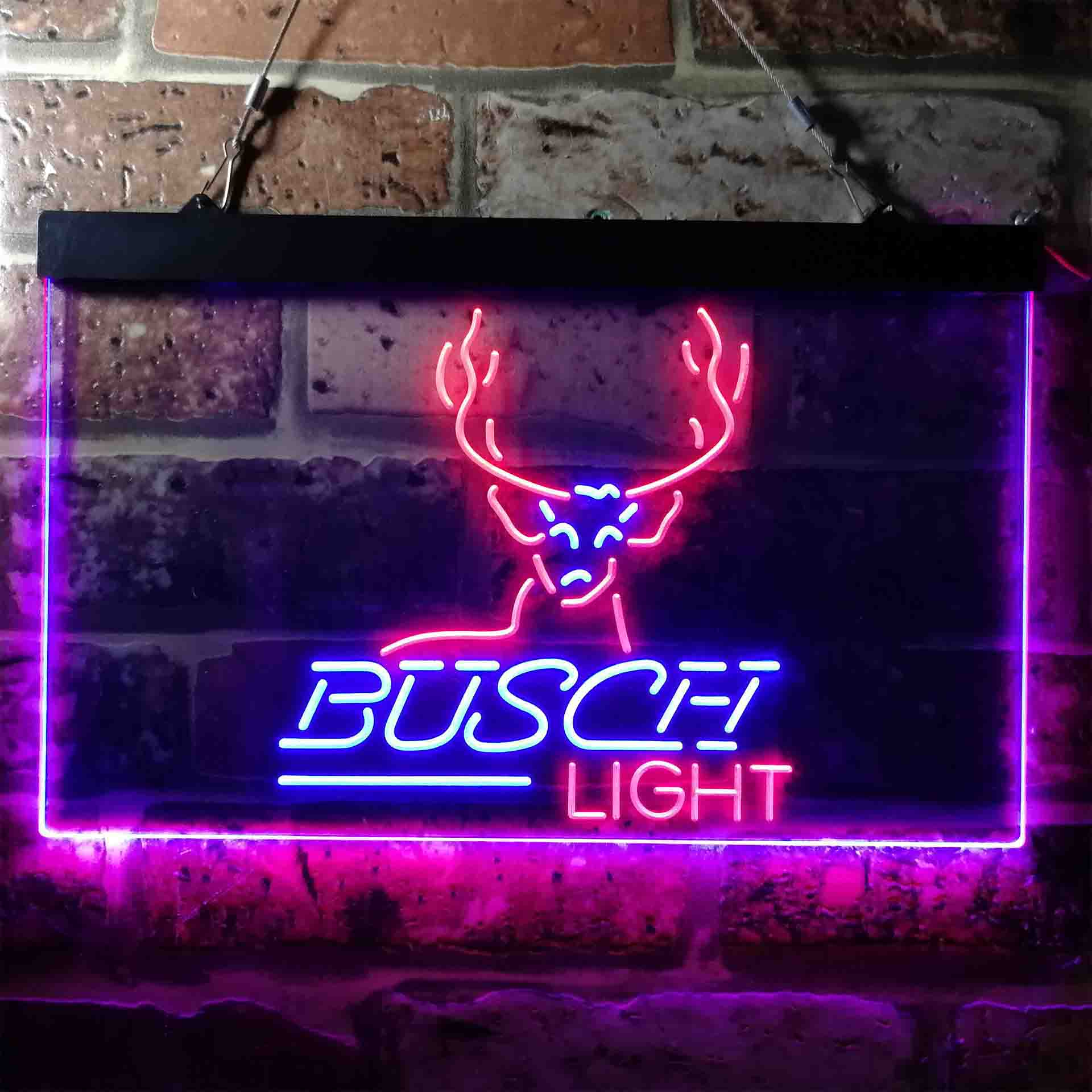 Busch Deer Hunting Beer Light Neon-Like LED Sign - ProLedSign
