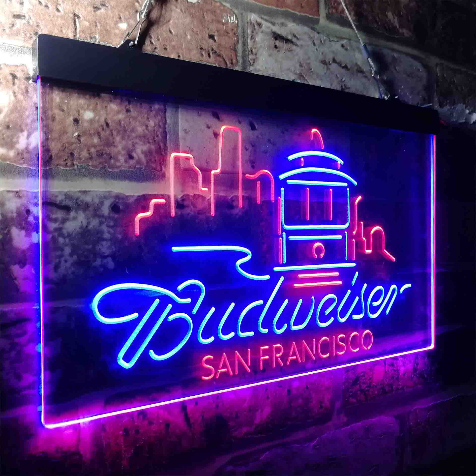 San Francisco Budweiser Beer Neon-Like LED Sign - ProLedSign