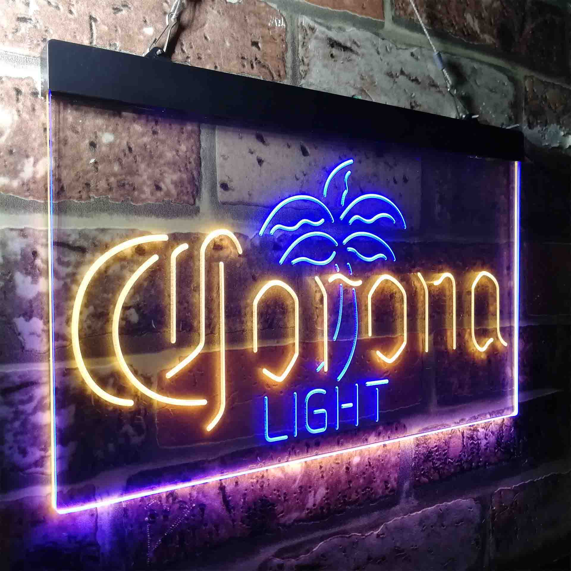 Corona Light Palm Tree Middle Neon-Like LED Sign