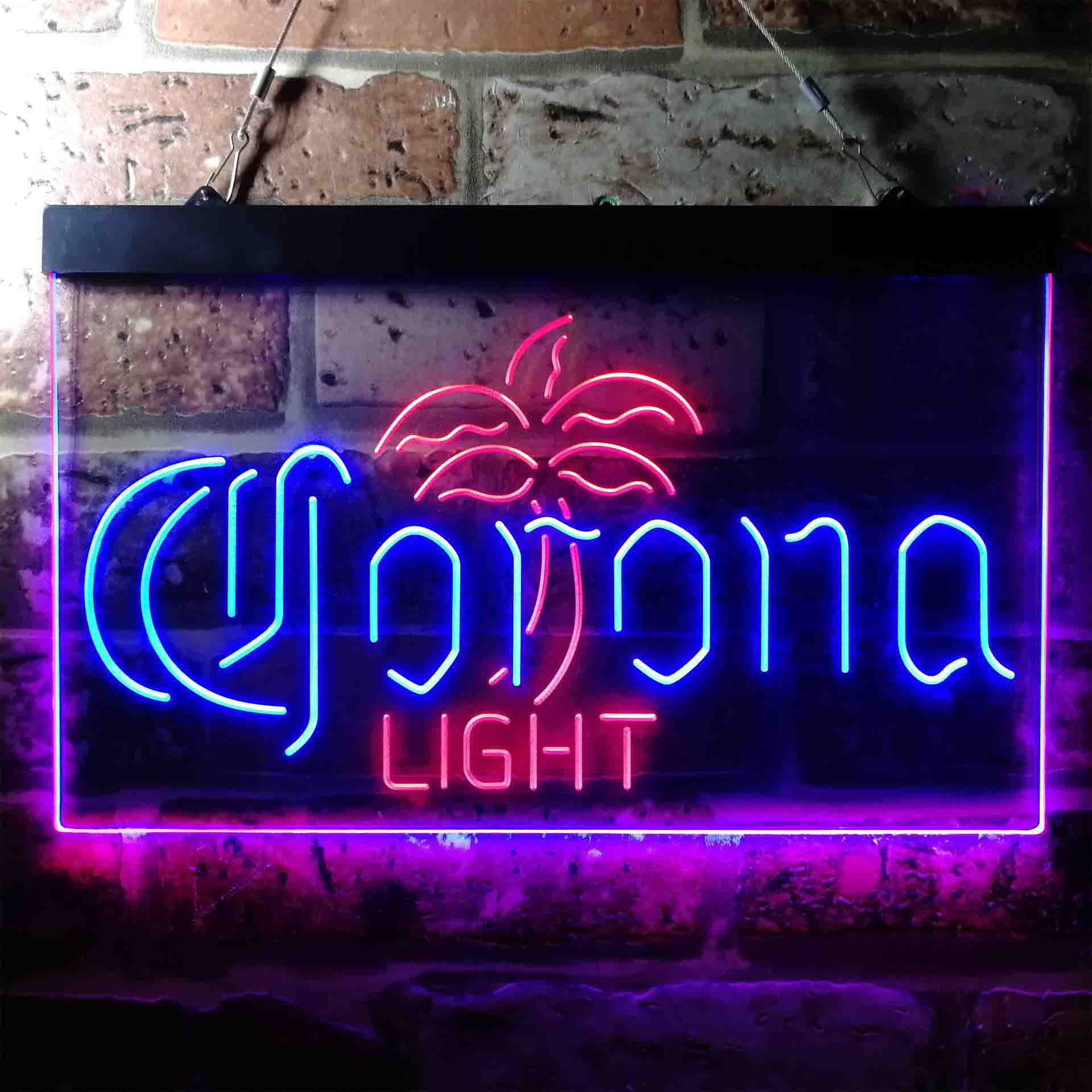 Corona Light Palm Tree Middle Neon-Like LED Sign