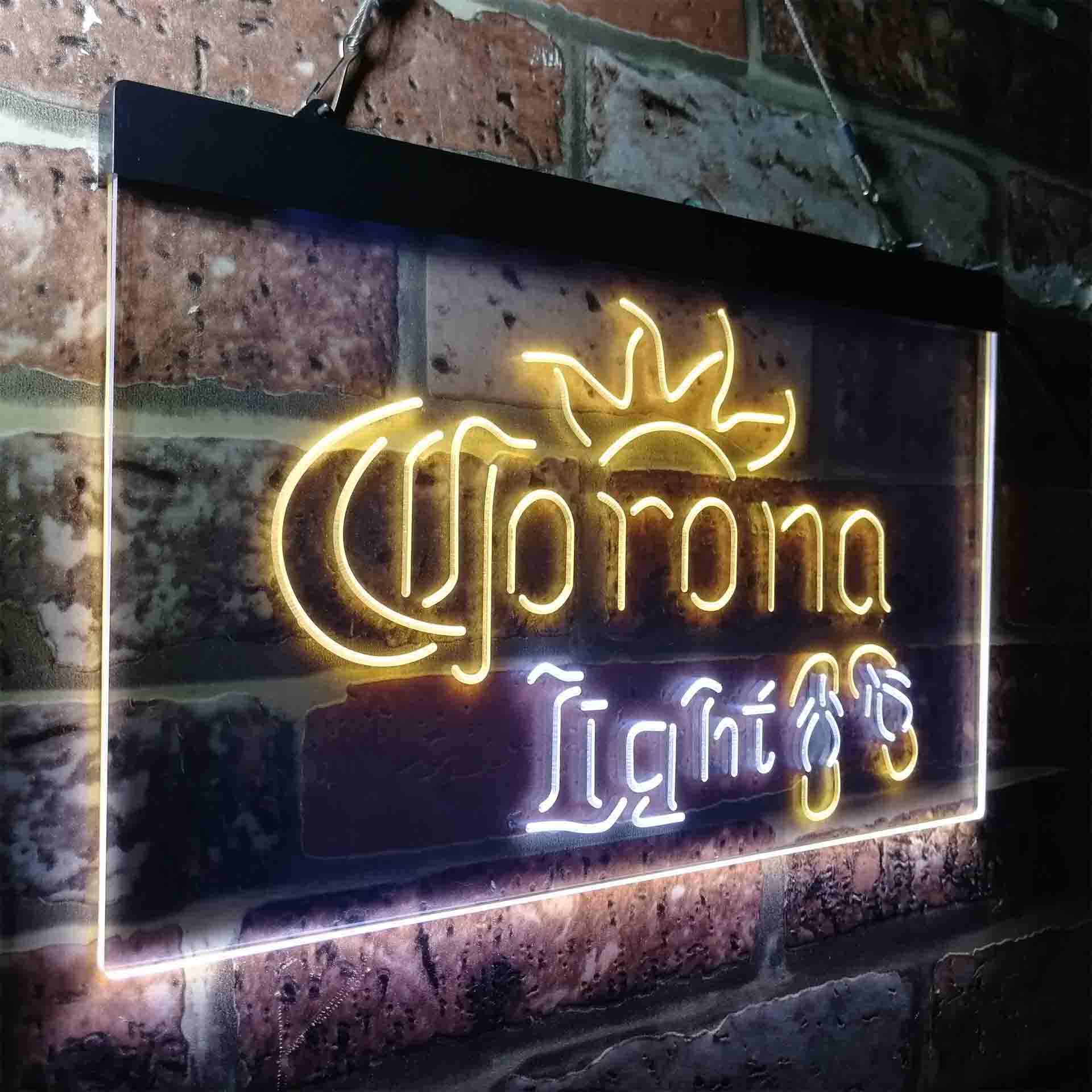 Corona Light Flip Flop Beach Neon-Like LED Sign