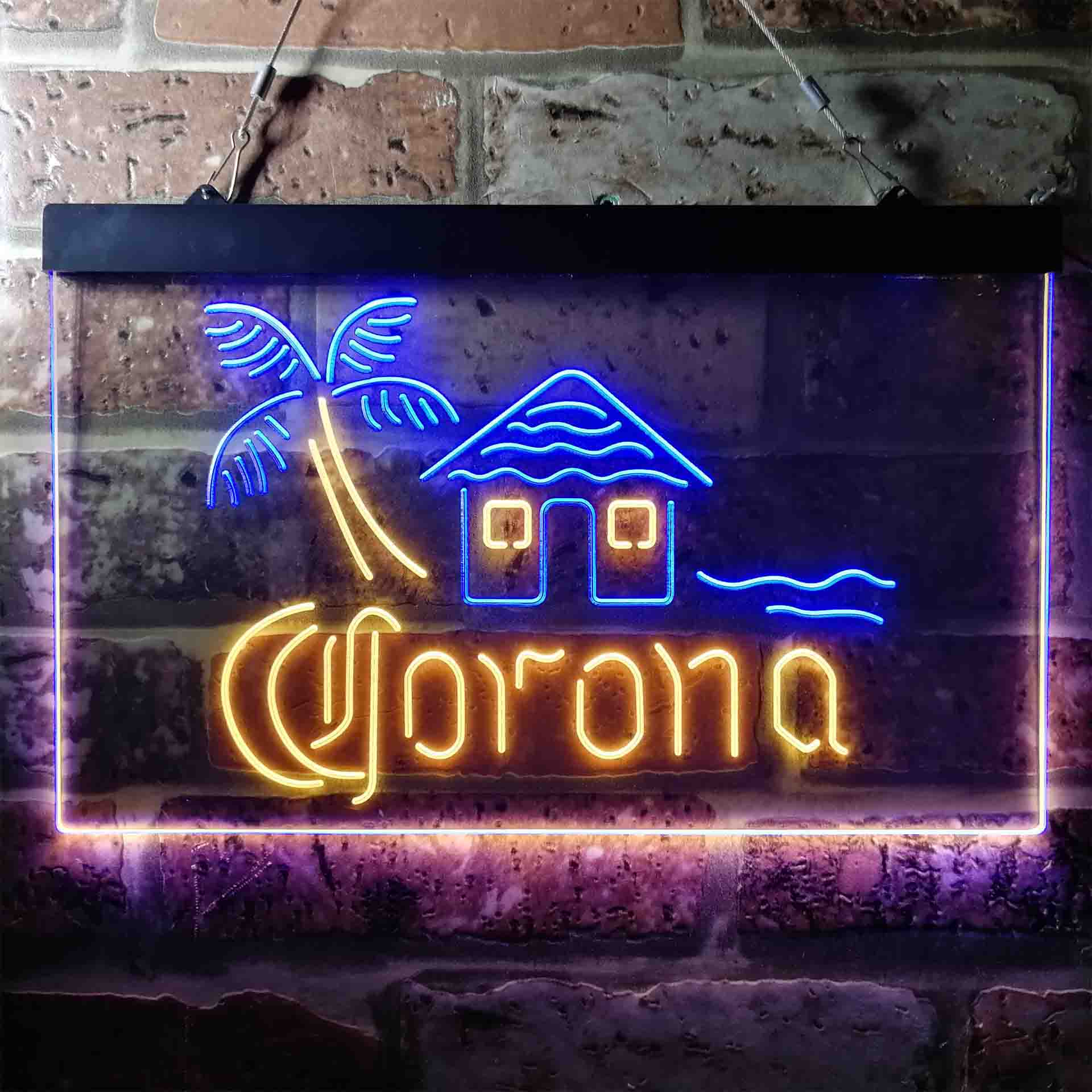 Corona Cabin Island Palm Tree Neon-Like LED Sign