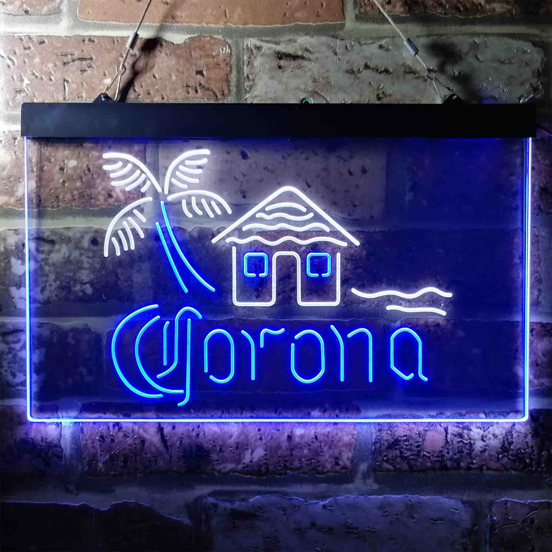 Corona Cabin Island Palm Tree Neon-Like LED Sign