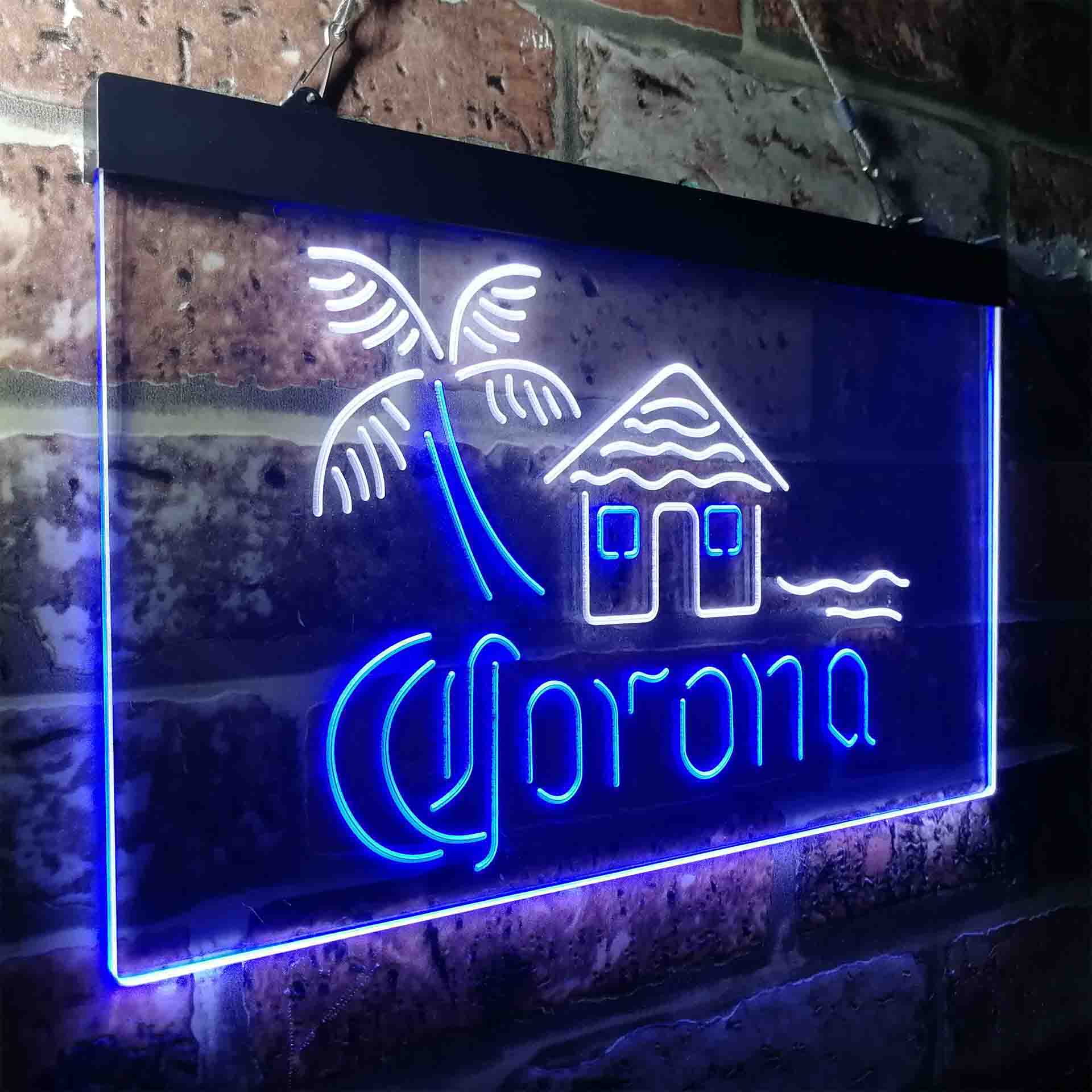 Corona Cabin Island Palm Tree Neon-Like LED Sign