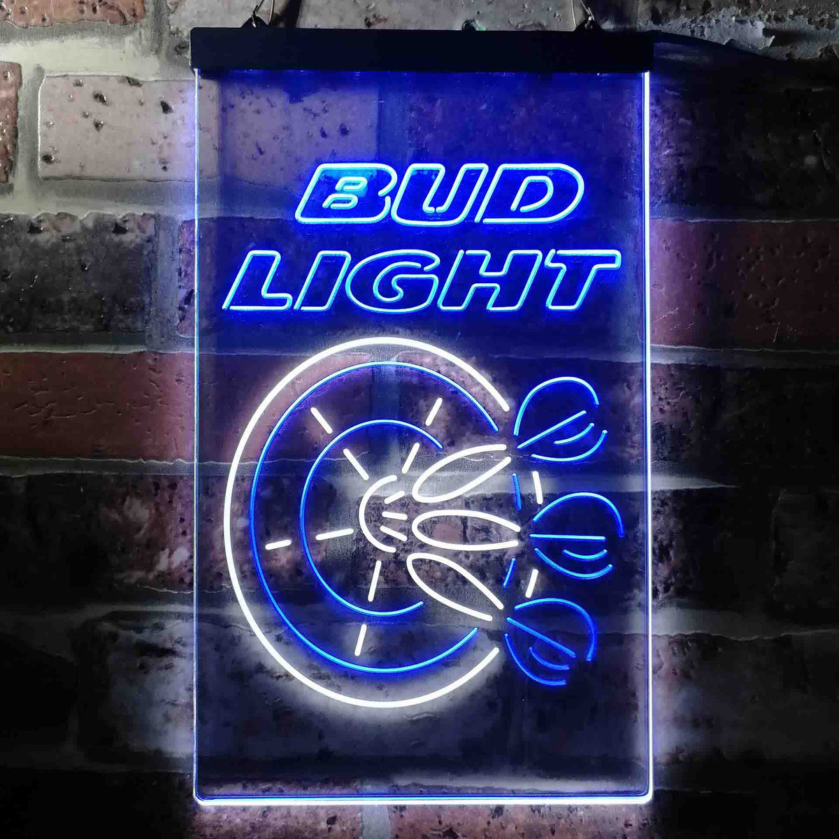 Bud Light Dart Bar Beer Home Bar Neon Light LED Sign Home Bar Gift