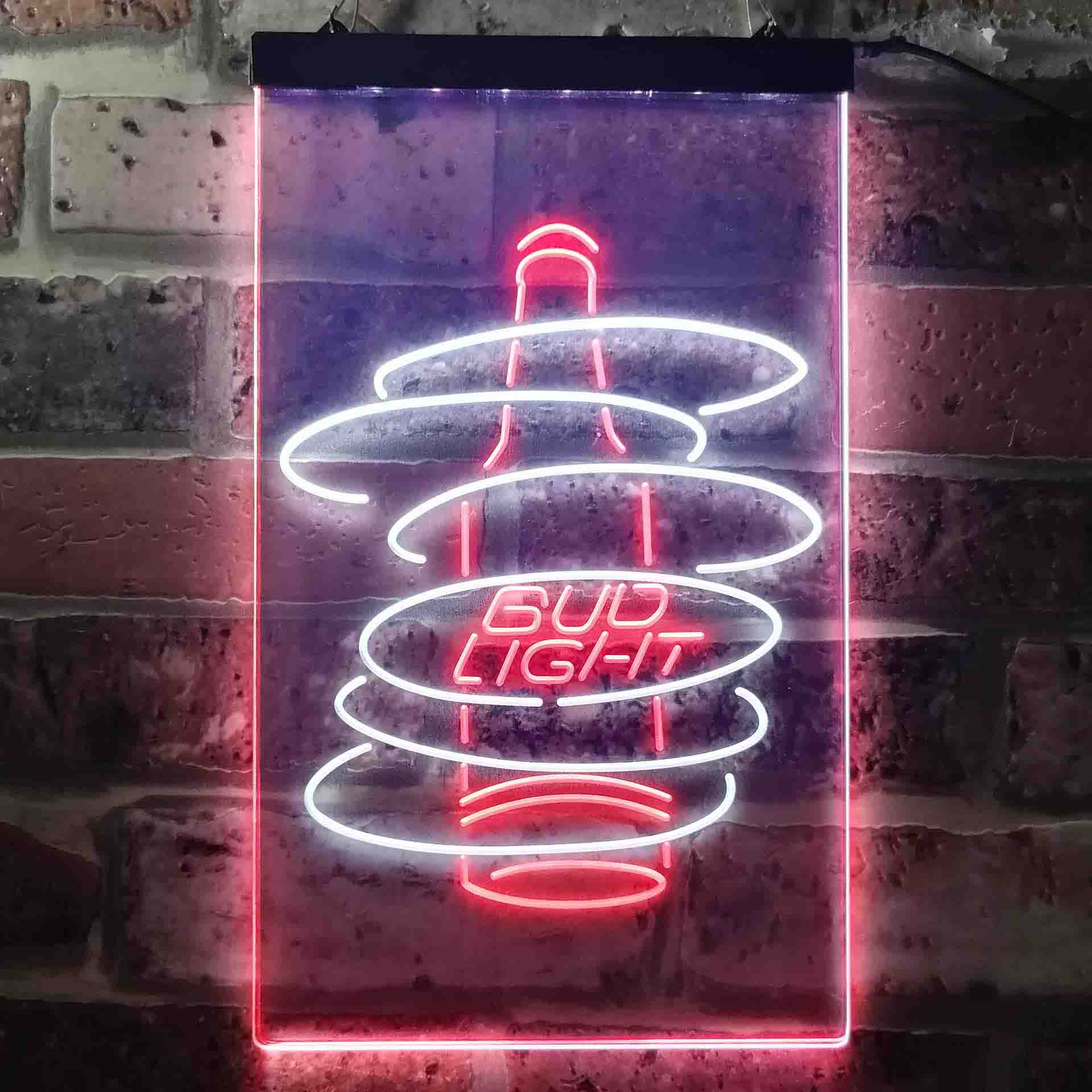 Bud Light Bottle Neon-Like LED Sign - ProLedSign