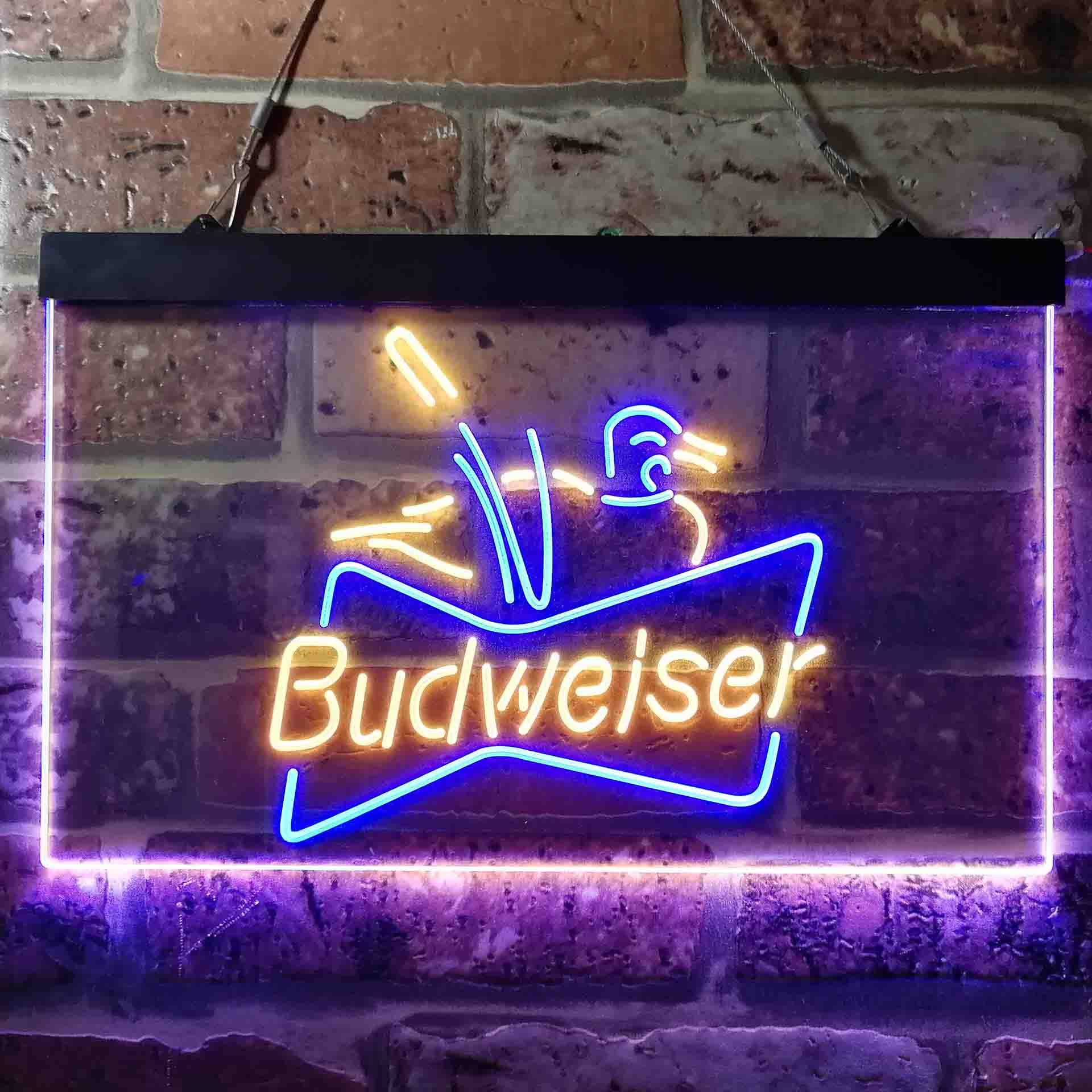 Budweiser Duck Hunting Man Cave Neon-Like LED Sign - ProLedSign