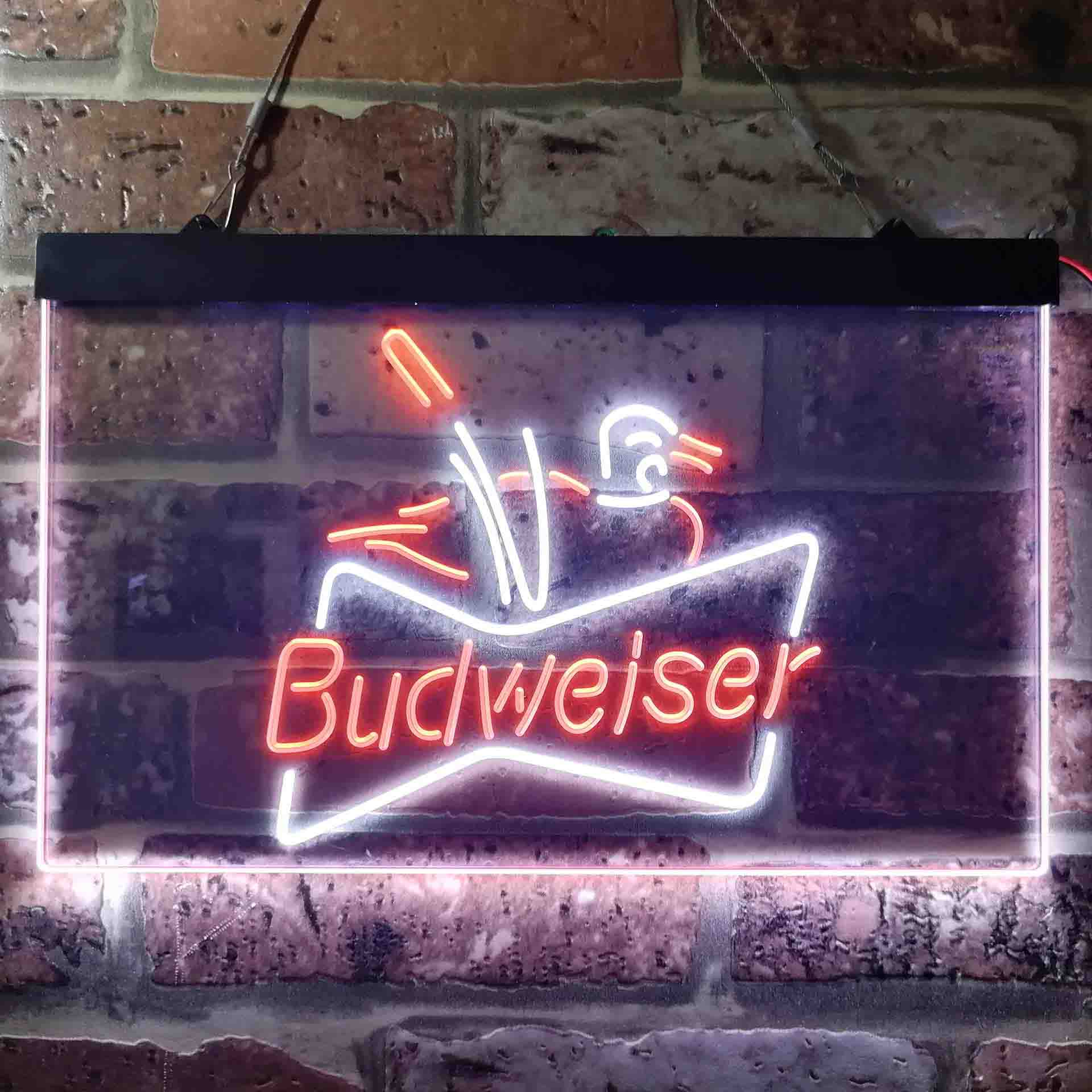 Budweiser Duck Hunting Man Cave Neon-Like LED Sign - ProLedSign