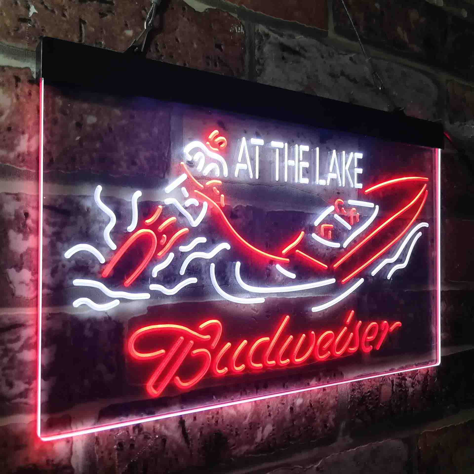 Budweiser At the Lake Neon LED Sign