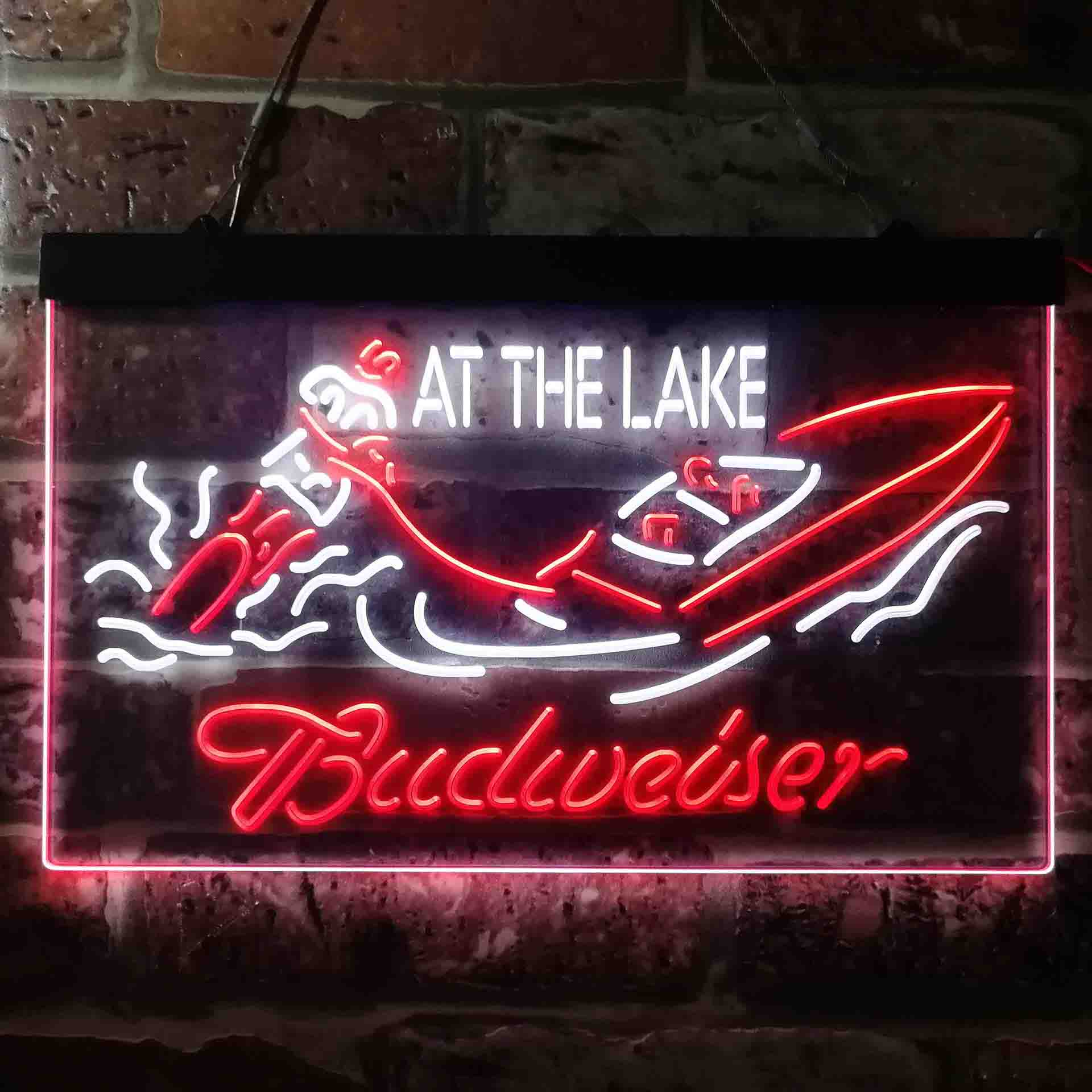 Budweiser At the Lake Neon LED Sign