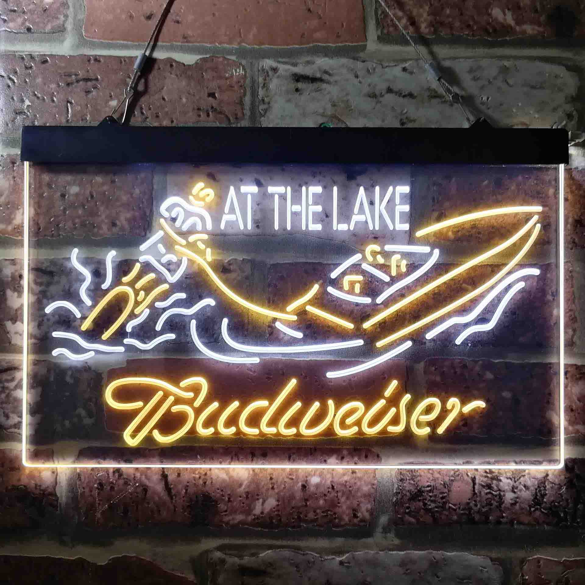 Budweiser At the Lake Neon LED Sign