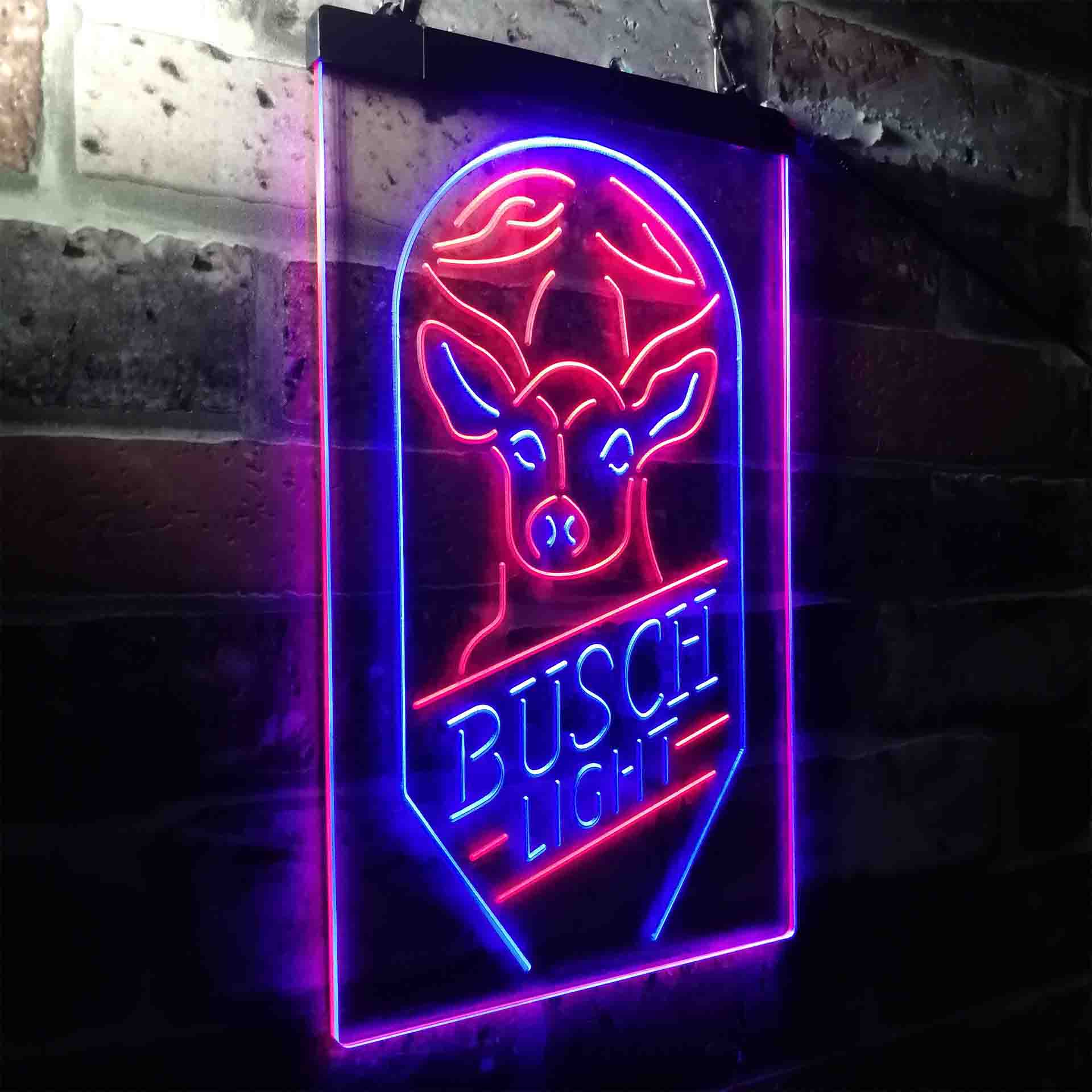 Busch Beer Deer Vertical Neon-Like LED Sign