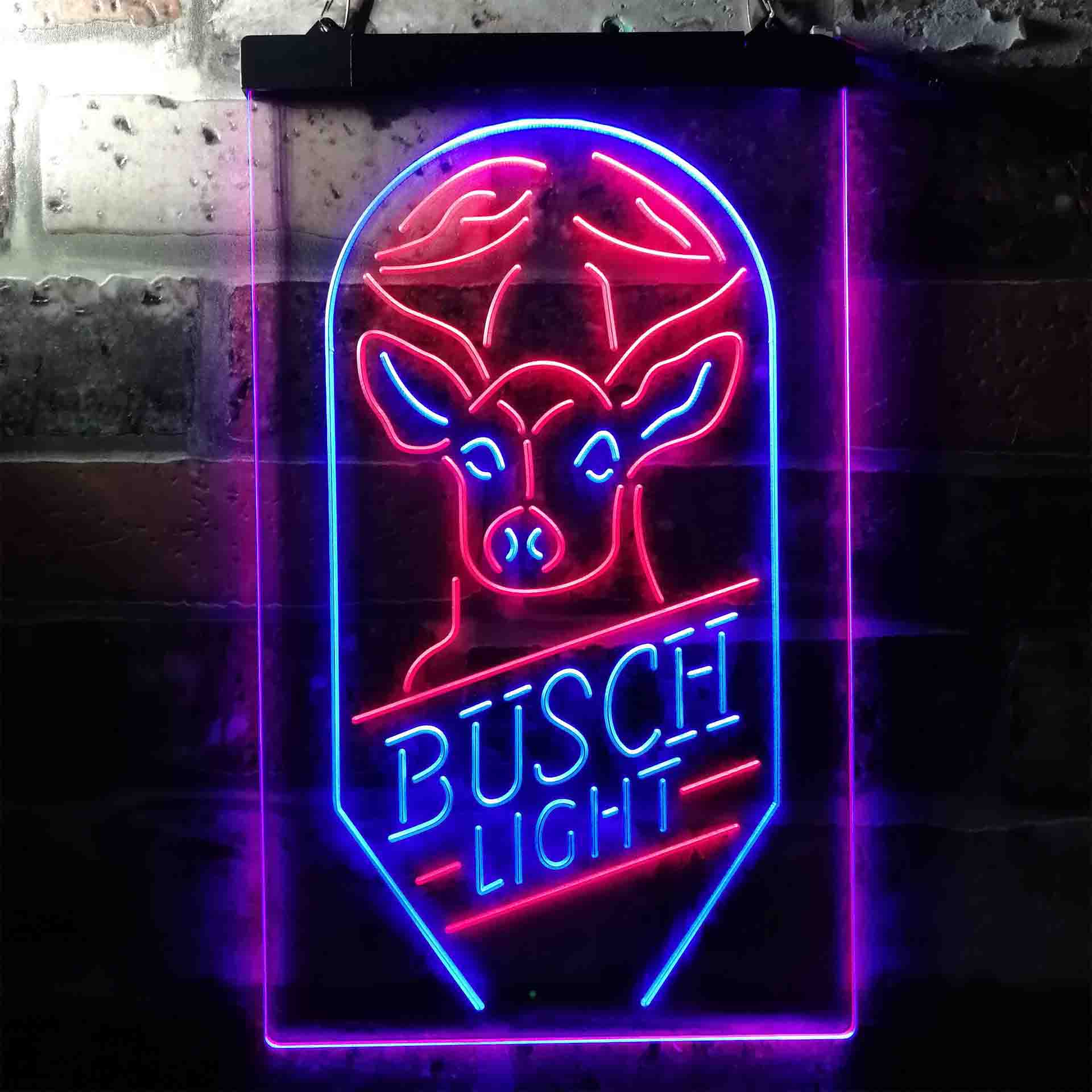 Busch Beer Deer Vertical Neon-Like LED Sign