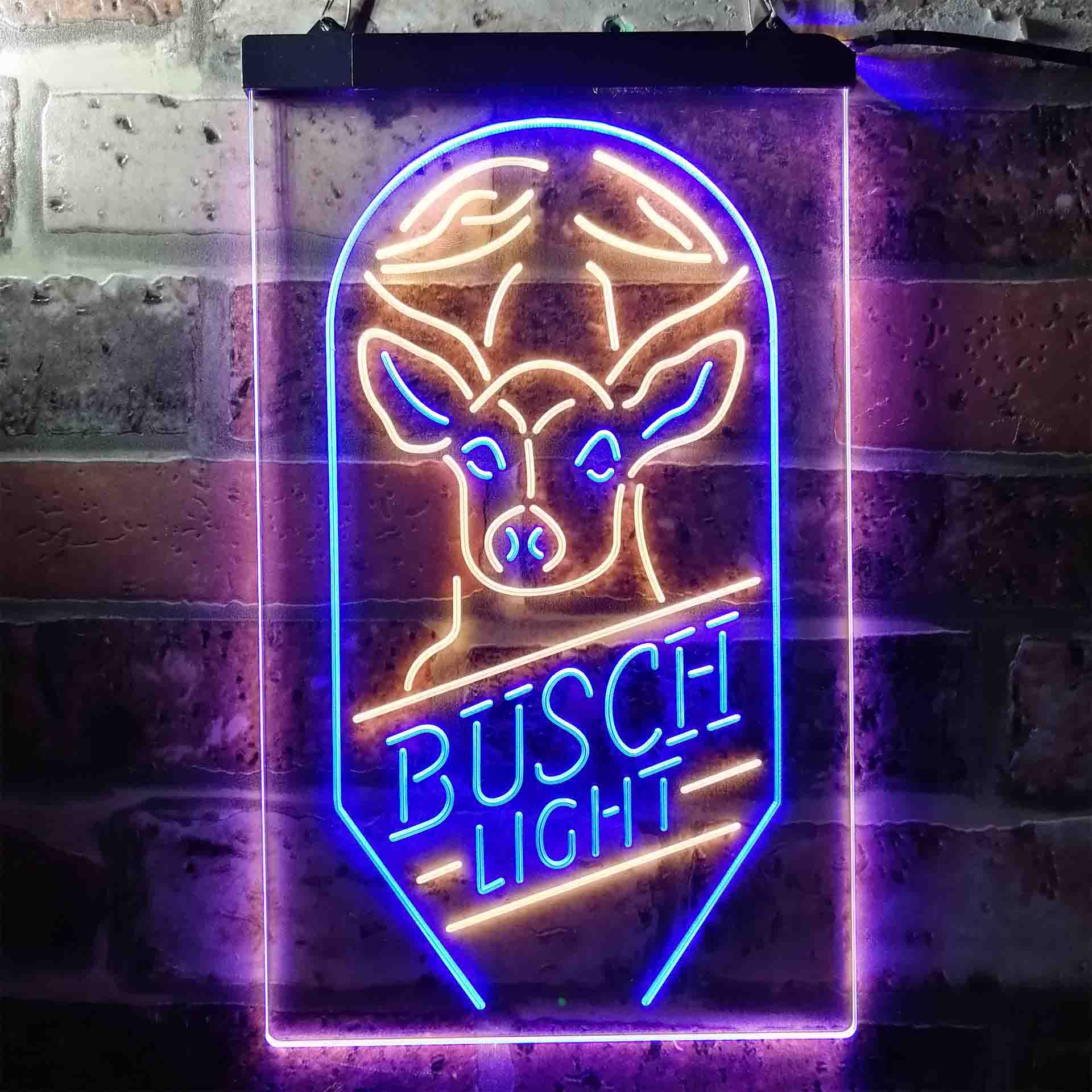 Busch Beer Deer Vertical Neon-Like LED Sign