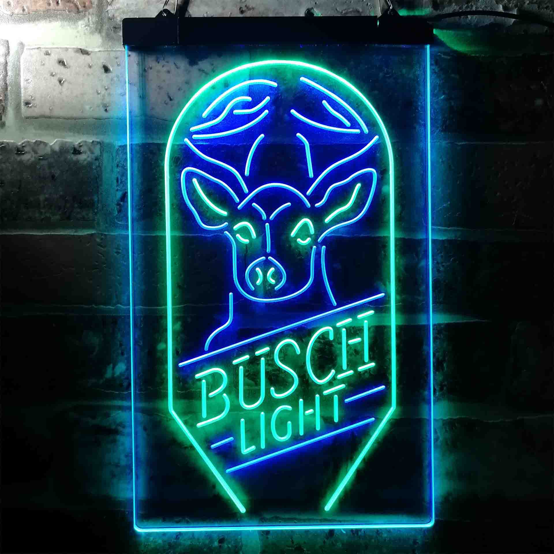 Busch Beer Deer Vertical Neon-Like LED Sign