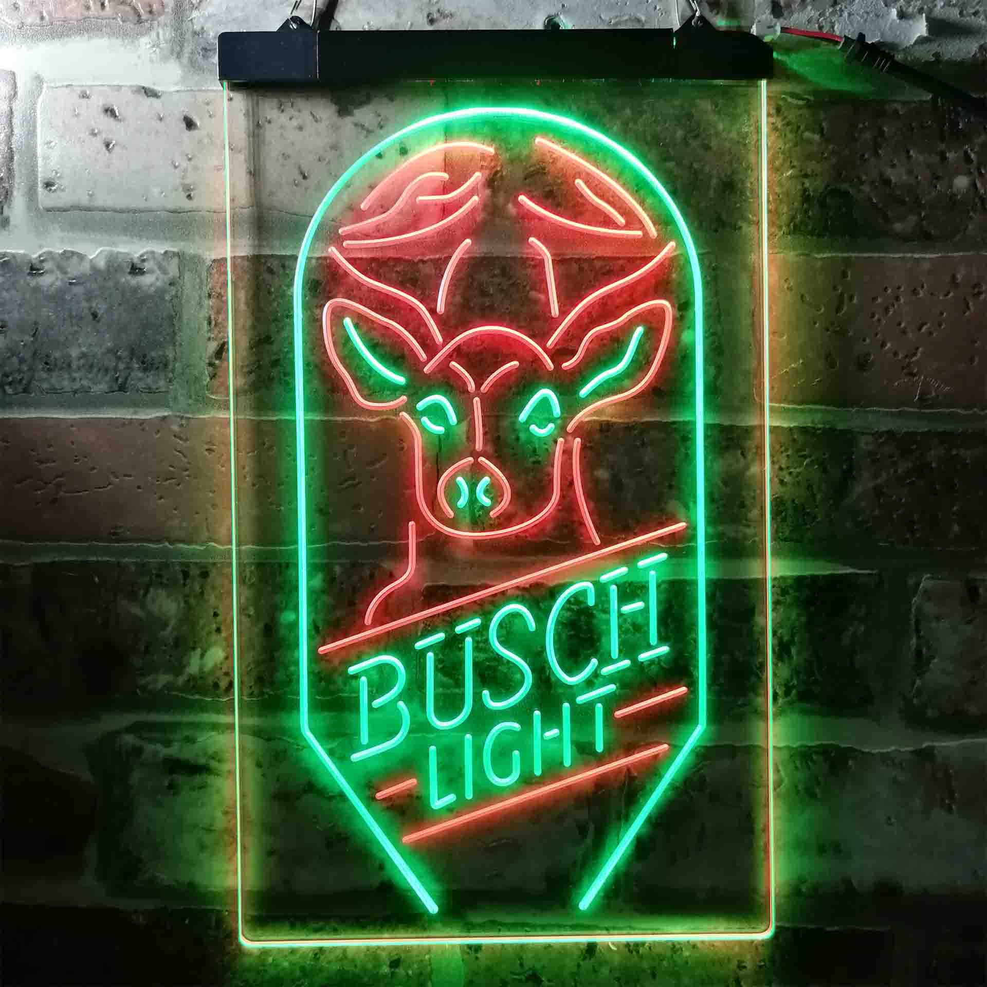 Busch Beer Deer Vertical Neon-Like LED Sign