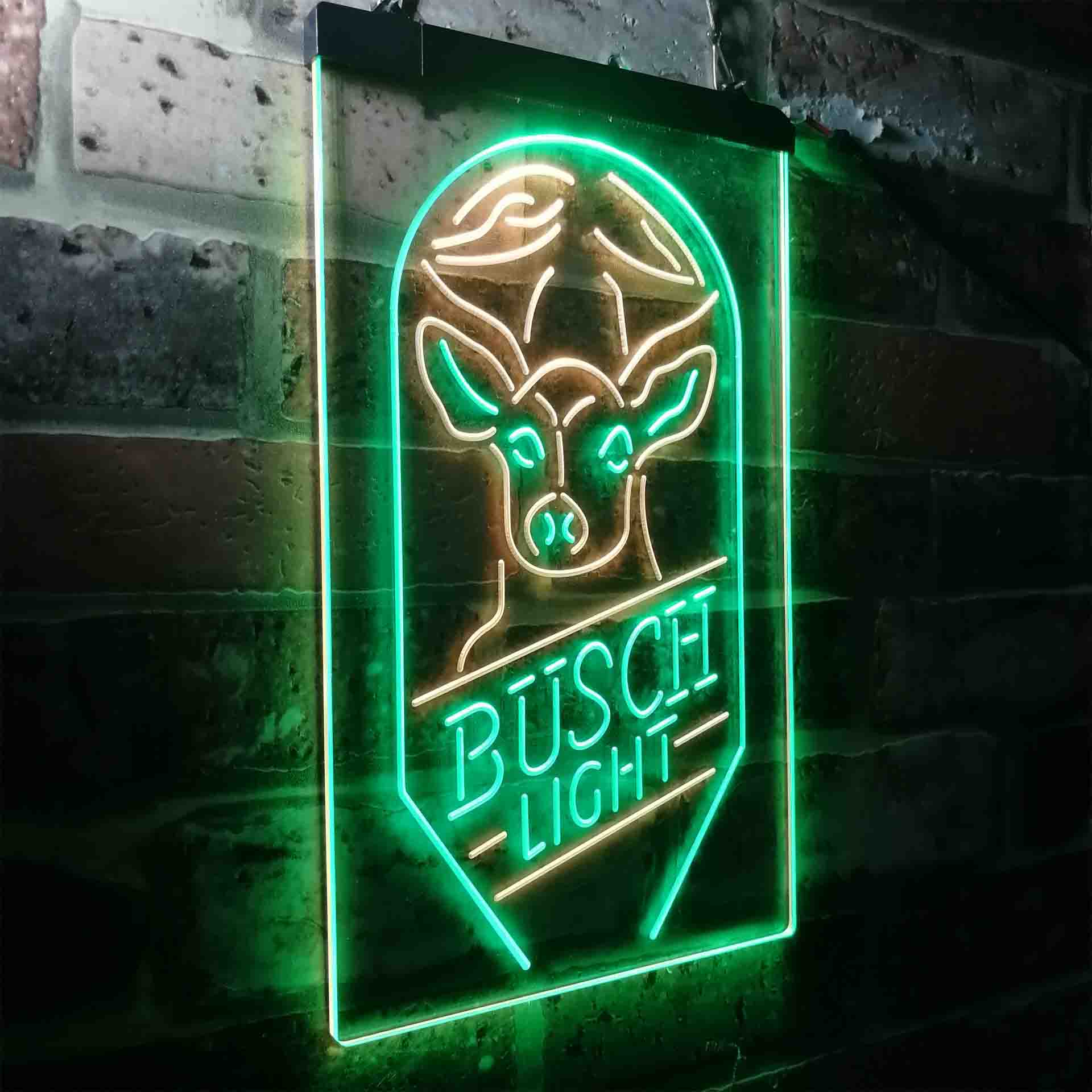 Busch Beer Deer Vertical Neon-Like LED Sign