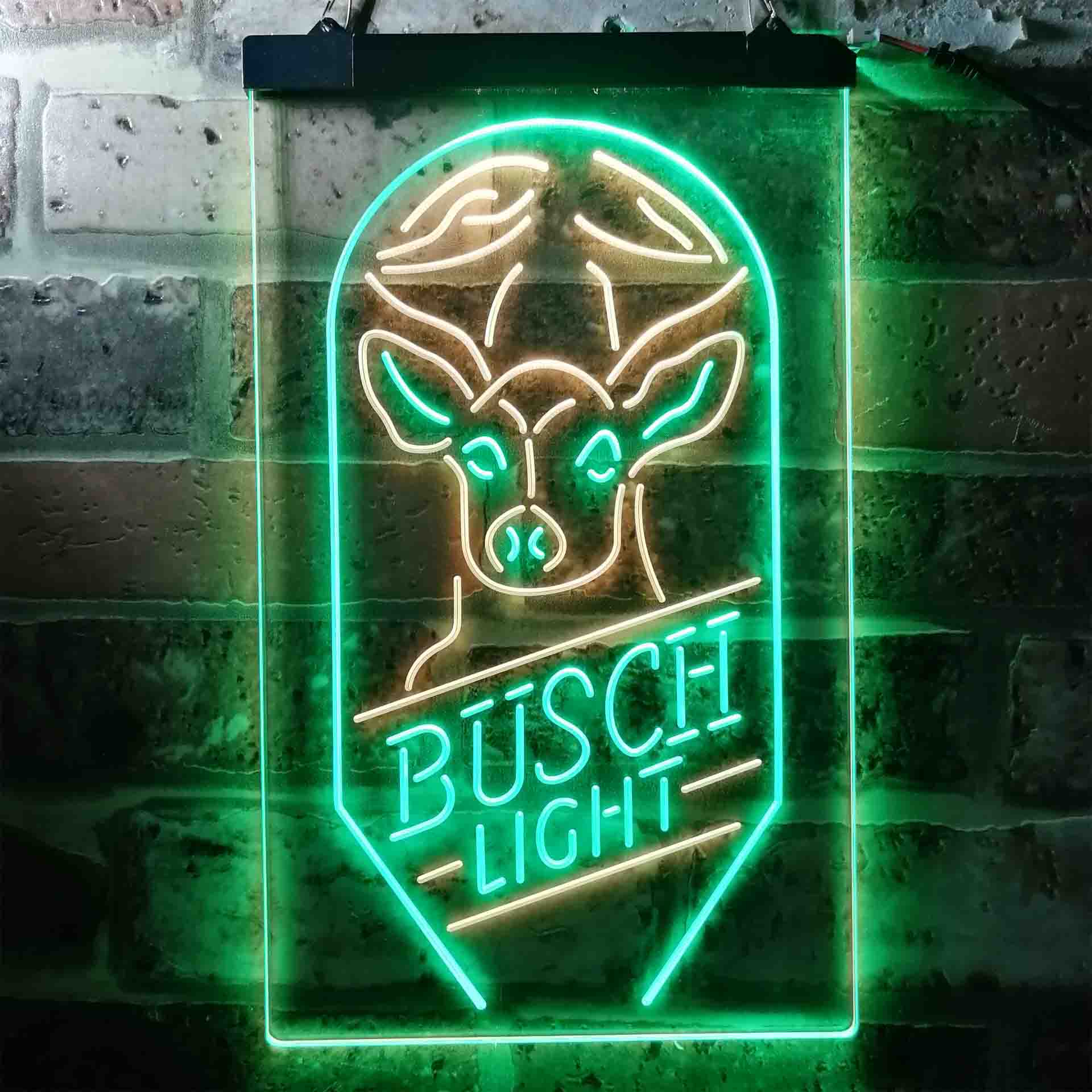 Busch Beer Deer Vertical Neon-Like LED Sign