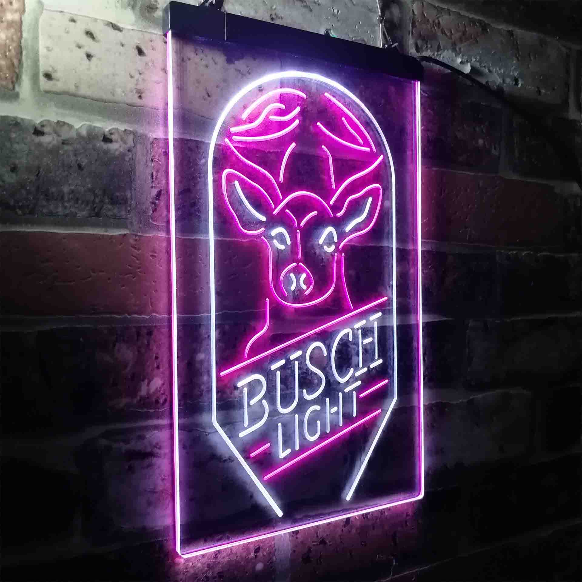 Busch Beer Deer Vertical Neon-Like LED Sign