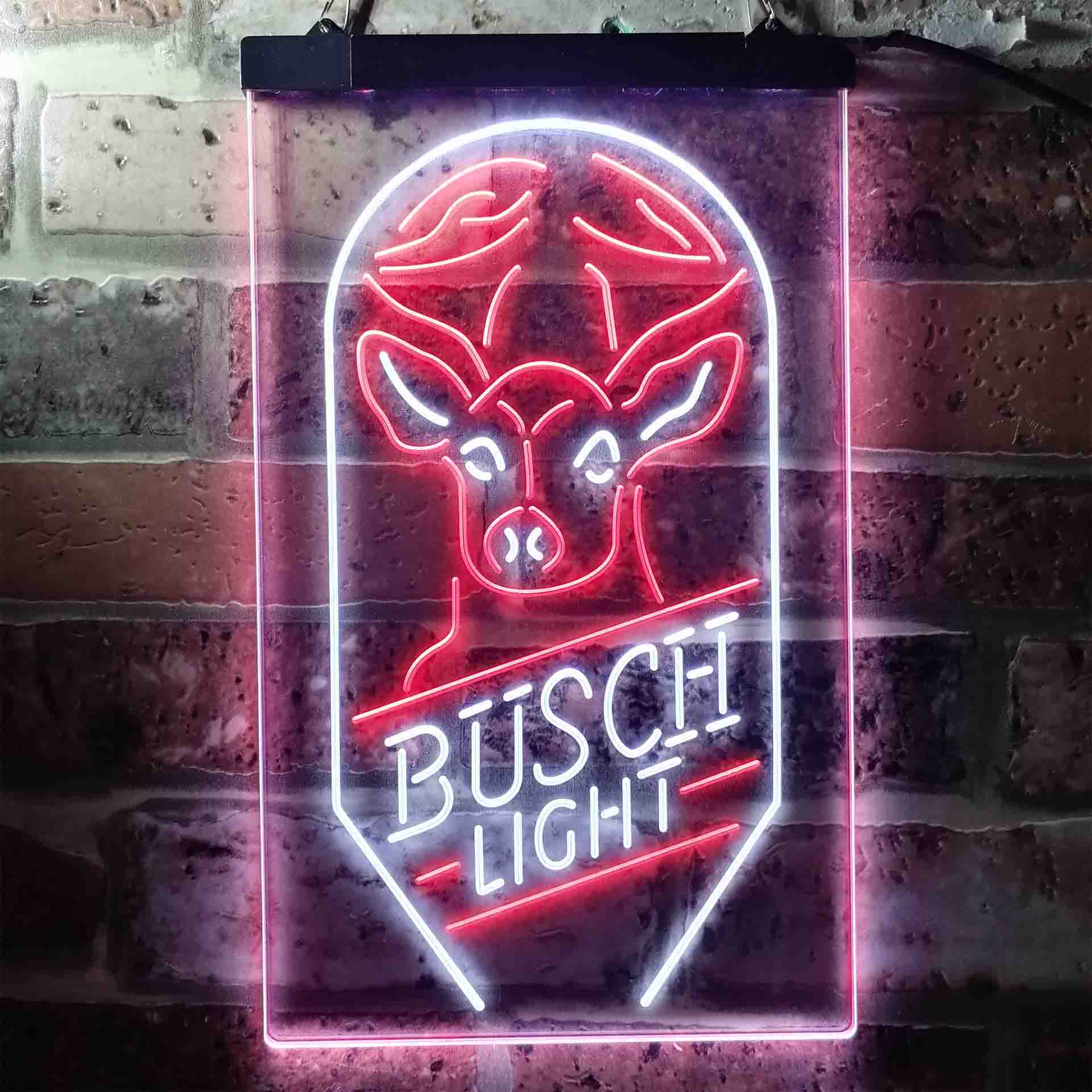 Busch Beer Deer Vertical Neon-Like LED Sign