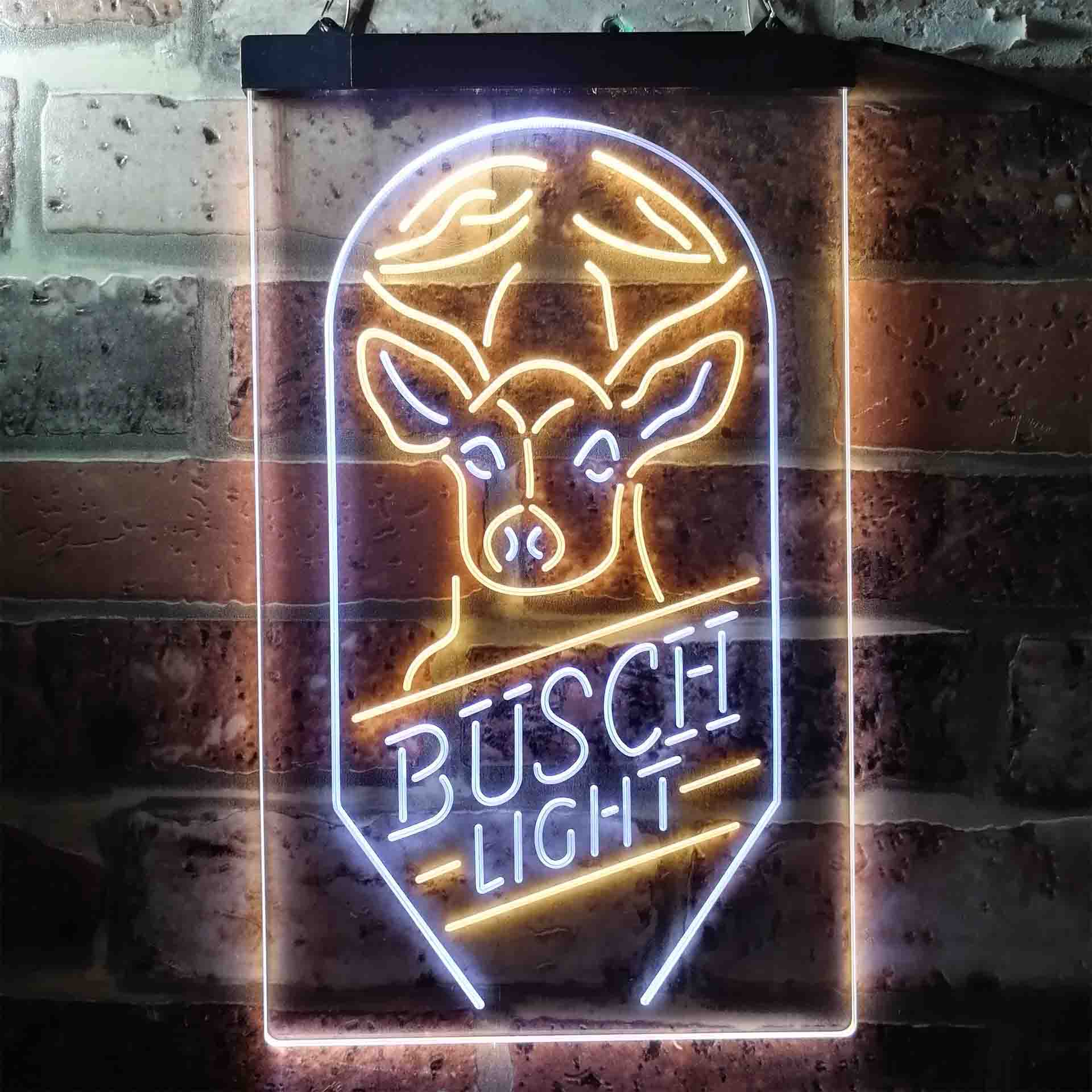 Busch Beer Deer Vertical Neon-Like LED Sign