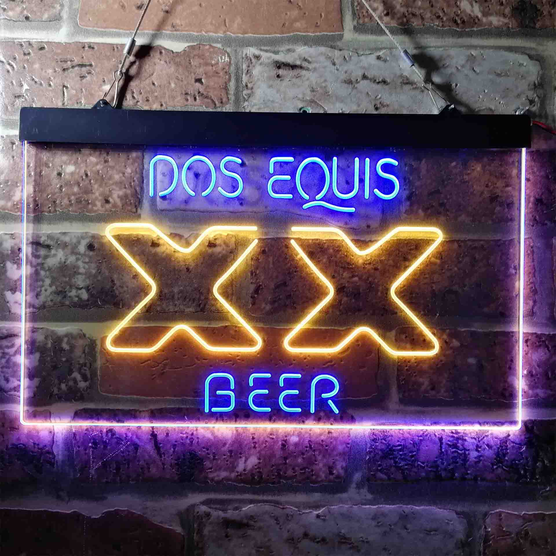 Dos Equis XX Beer Bar Neon-Like LED Sign