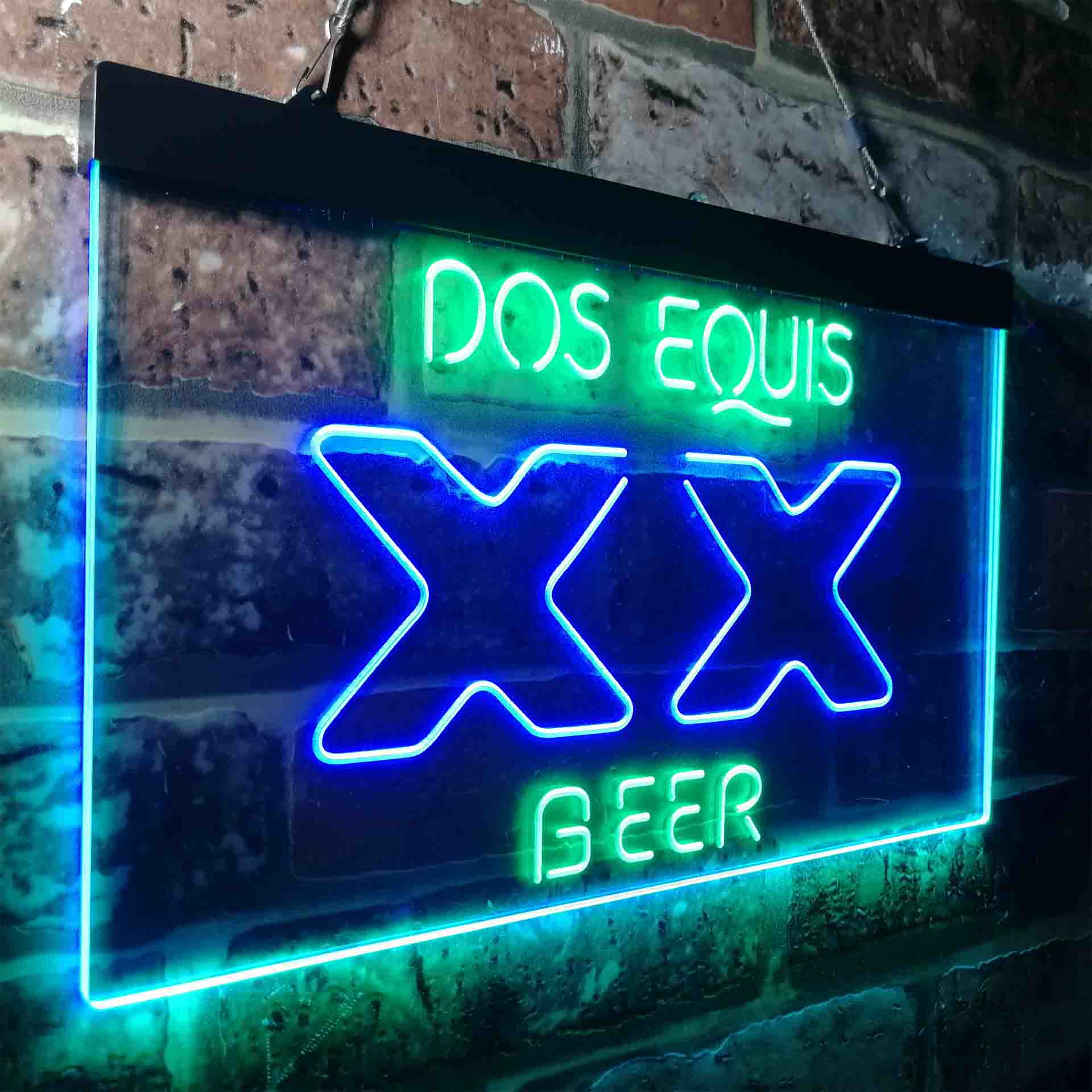 Dos Equis XX Beer Bar Neon-Like LED Sign