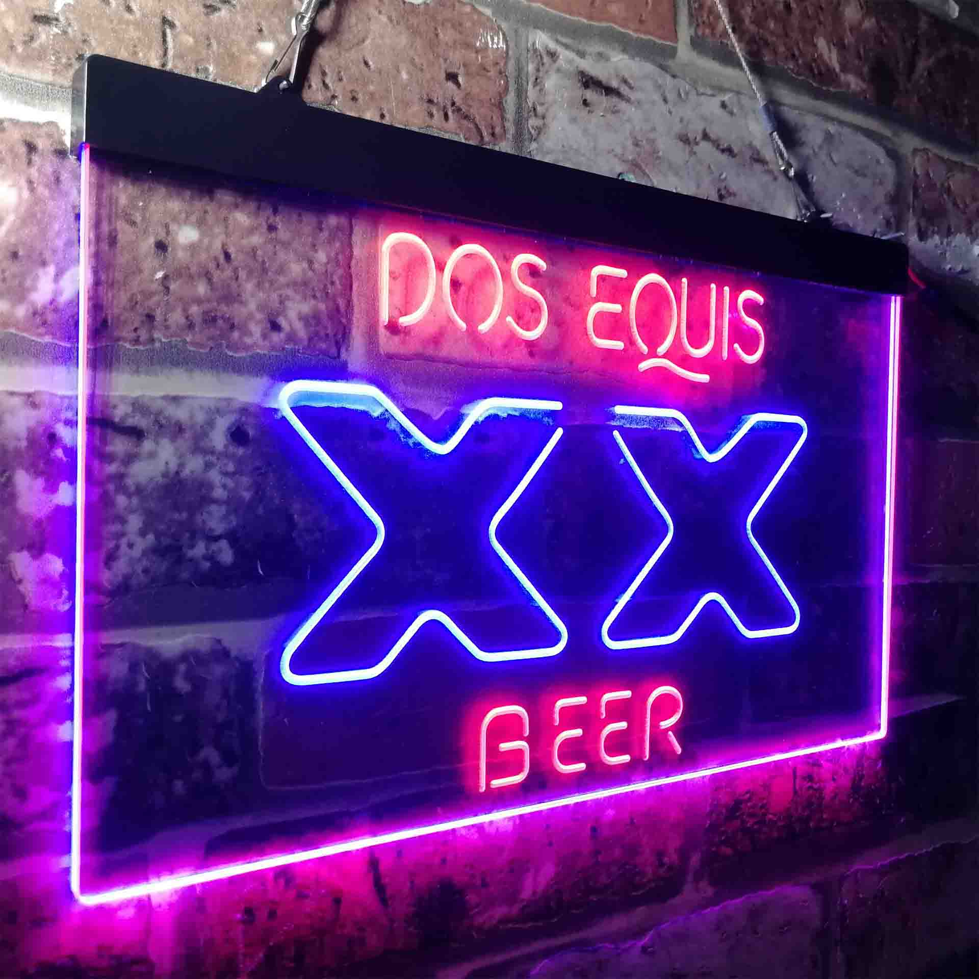 Dos Equis XX Beer Bar Neon-Like LED Sign