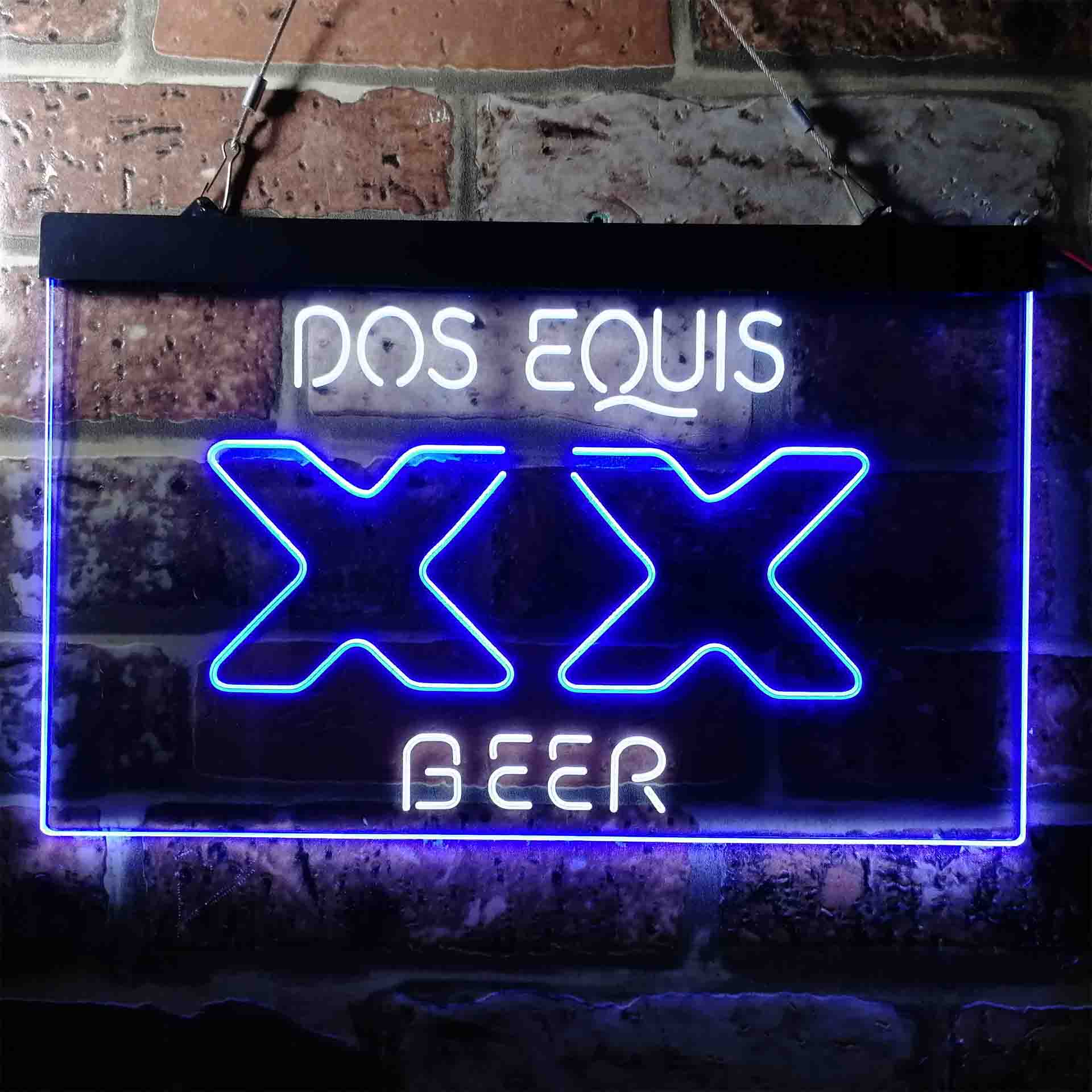 Dos Equis XX Beer Bar Neon-Like LED Sign