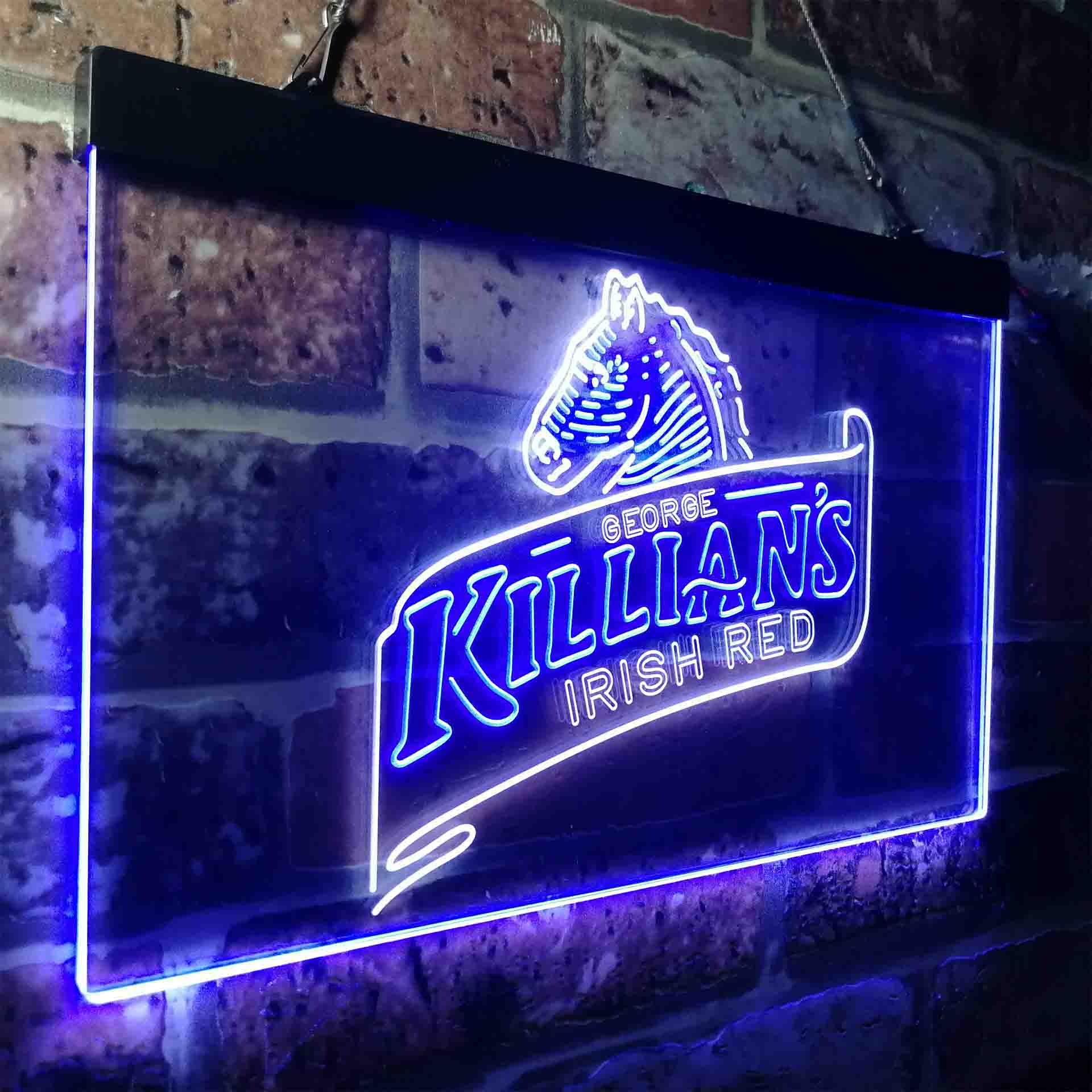 Killian's Beer Irish Red Horse Head Neon-Like LED Sign