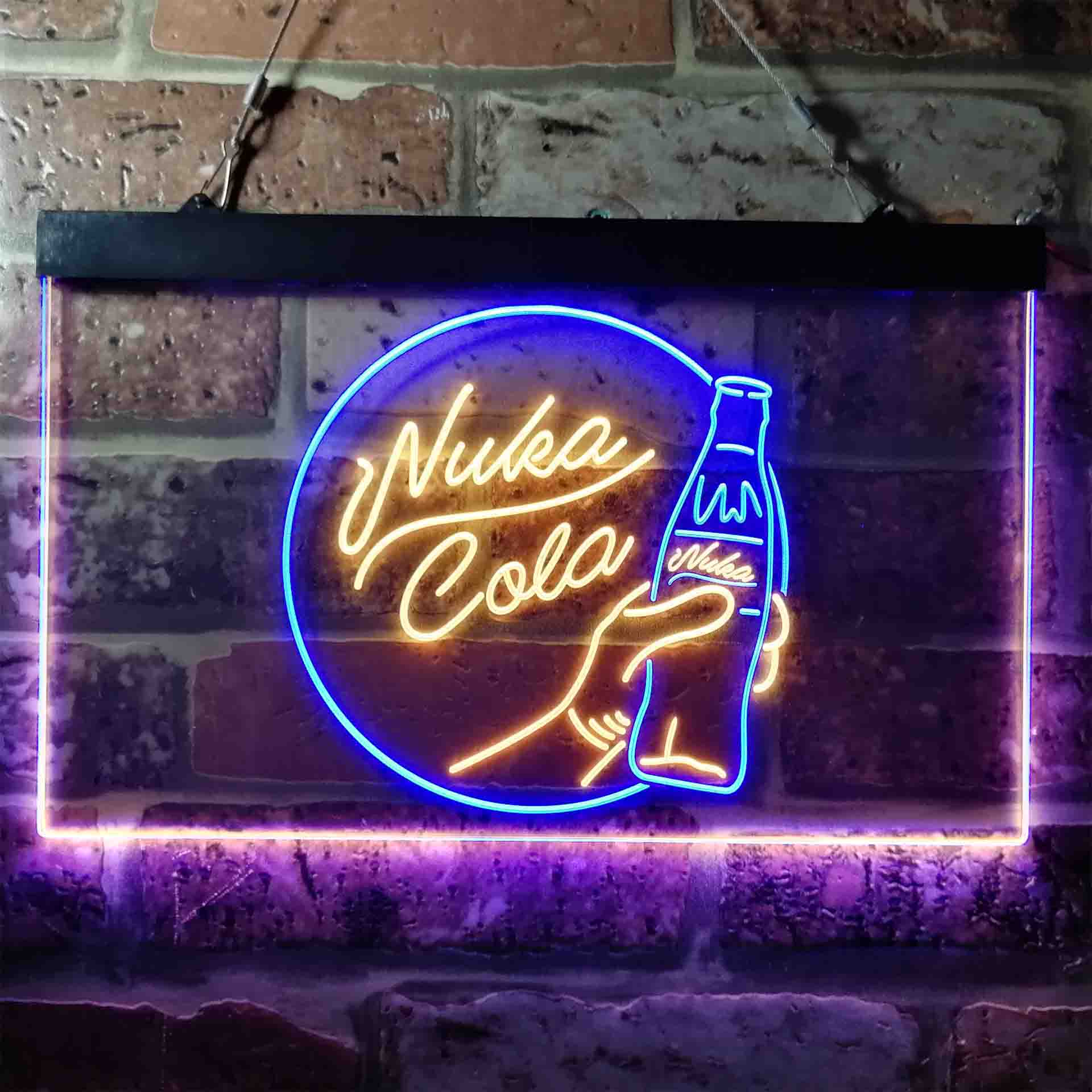 Fallout Nuka Cola Neon Light LED Sign | Home Bar Gift