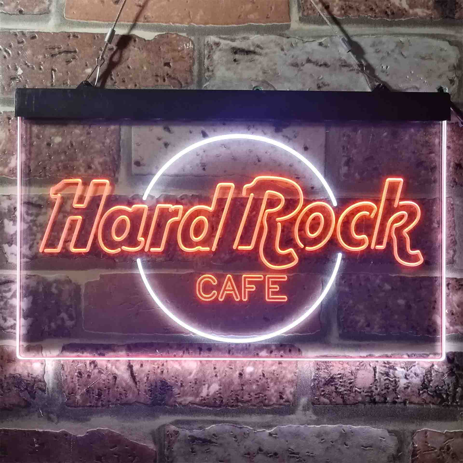 Hard Rock Café Restaurant Neon-Like LED Sign