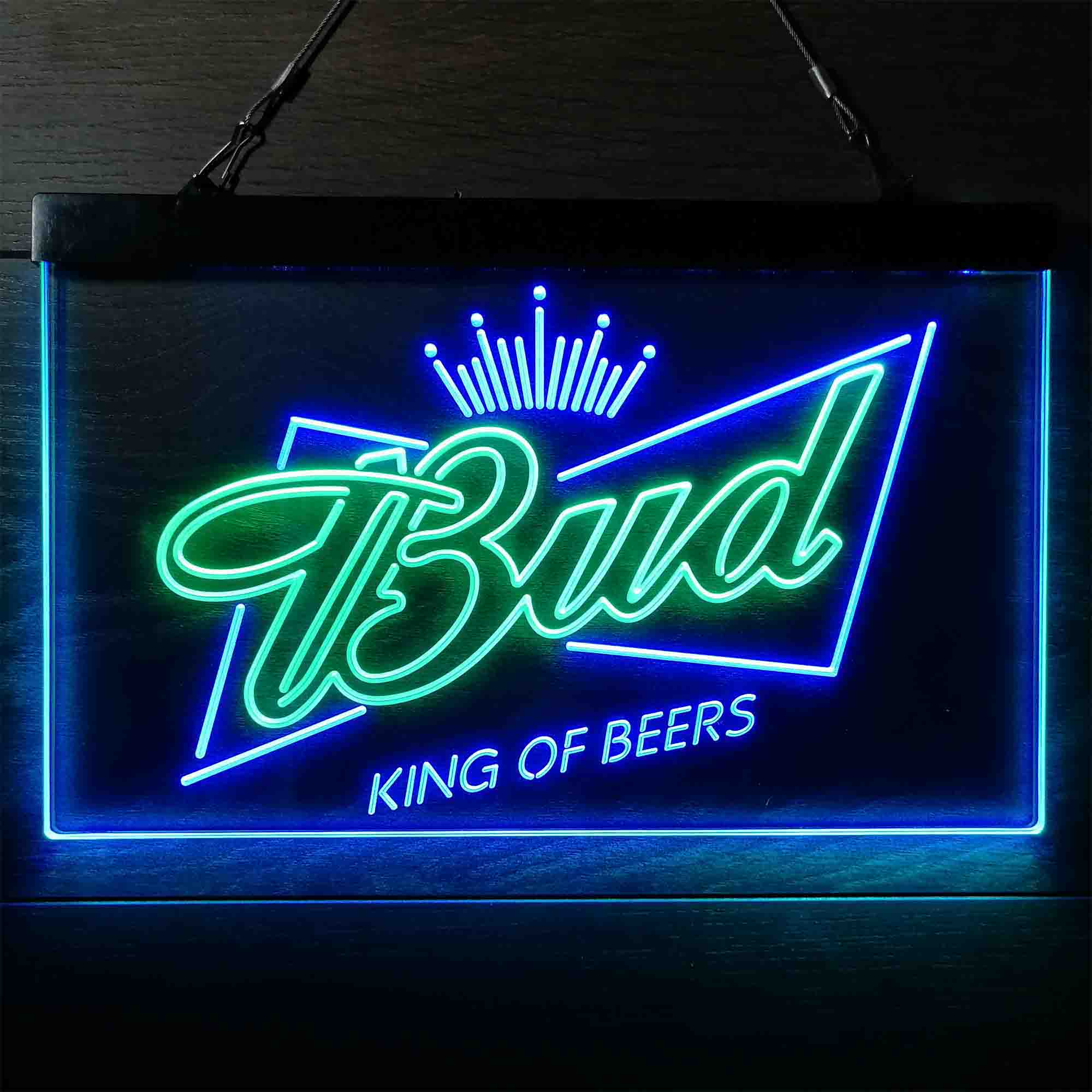 Bud King of Beer Crown Neon-Like LED Sign