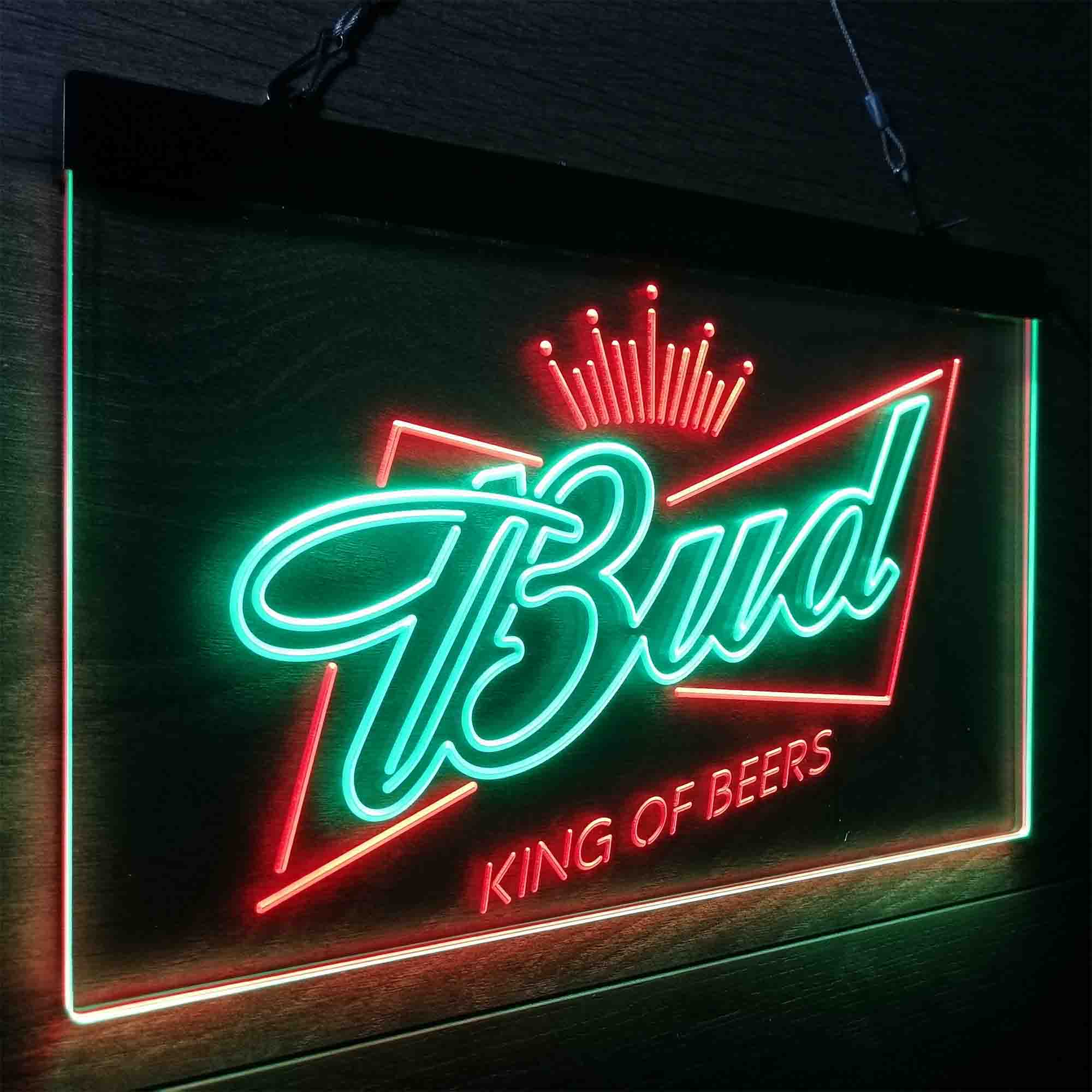 Bud King of Beer Crown Neon-Like LED Sign - ProLedSign