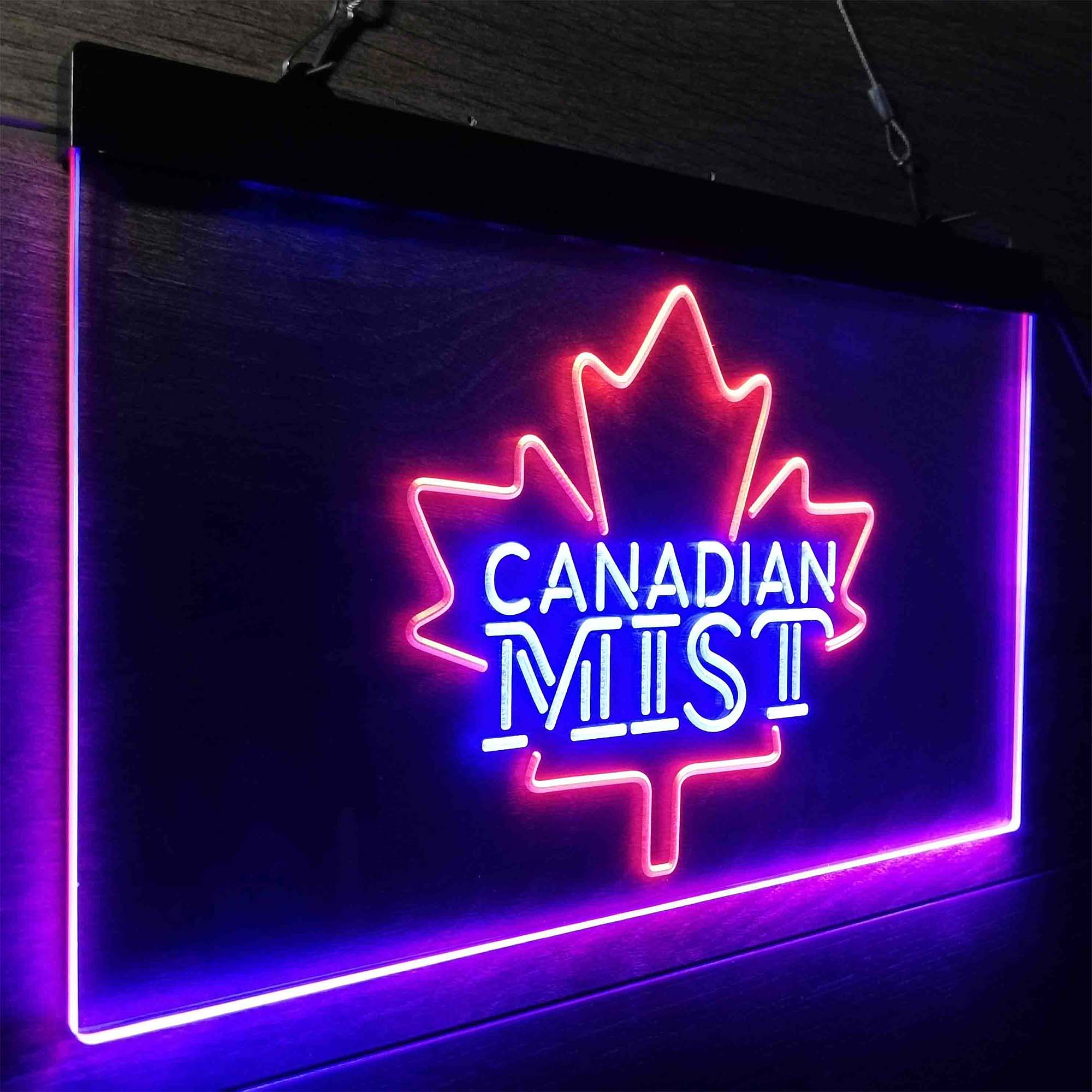 Canadian Mist Maple Leaf Neon-Like LED Sign - ProLedSign